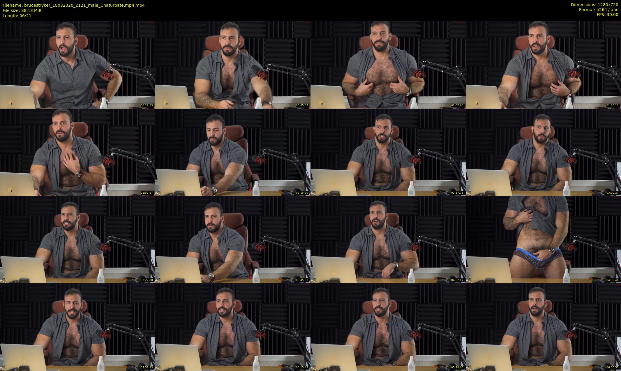 brucestryker — 7 minute Chaturbate male cam show recording, 720p, Mar 18, 2020