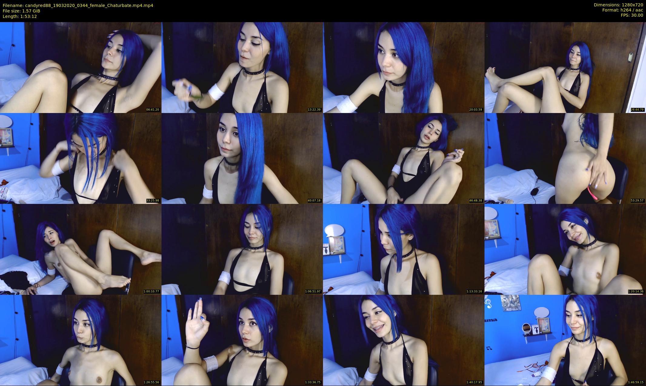 candyred88 — 114 minute Chaturbate female cam show recording, 720p, Mar 19, 2020