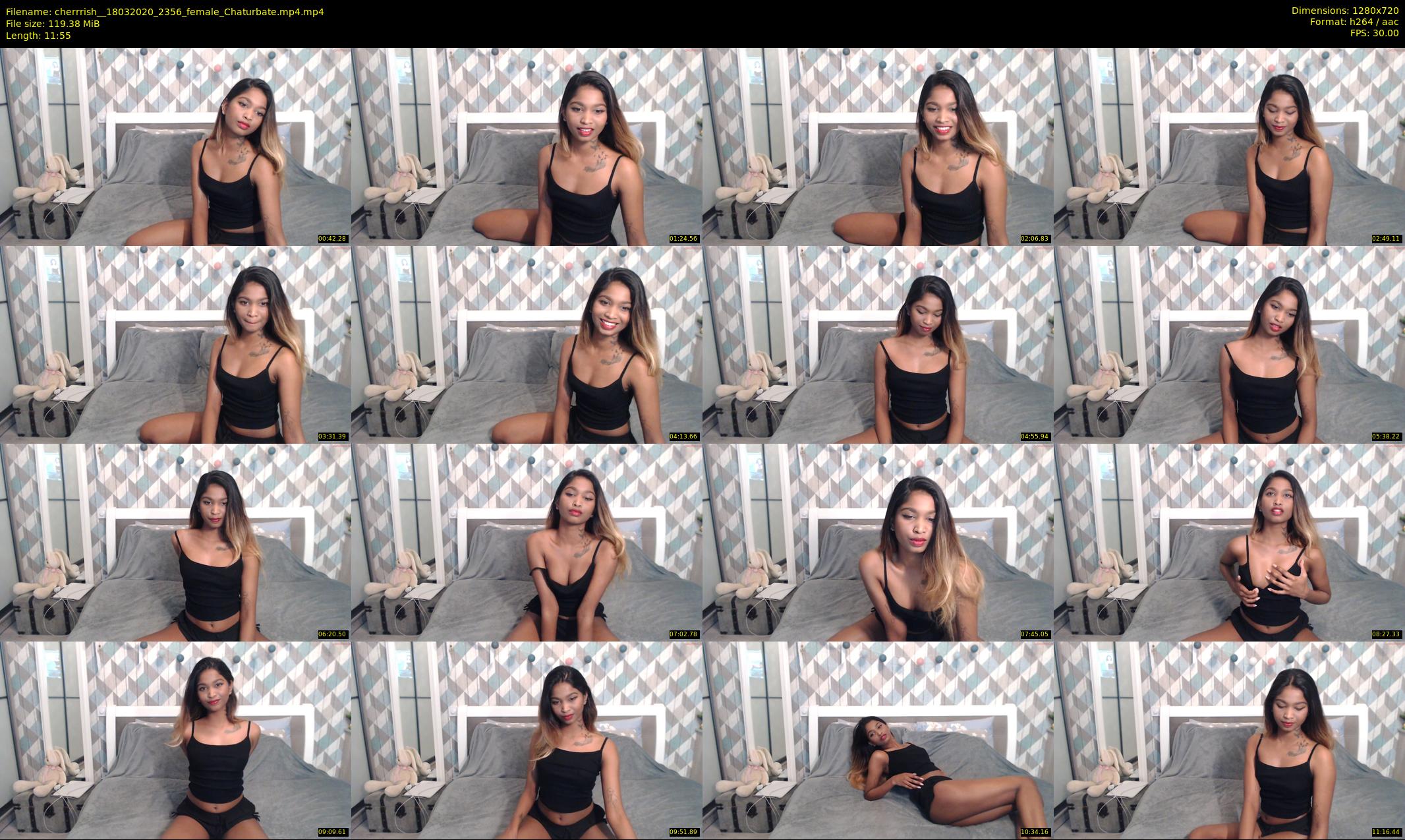 cherrrish_ — 12 minute Chaturbate female cam show recording, 720p, Mar 18, 2020