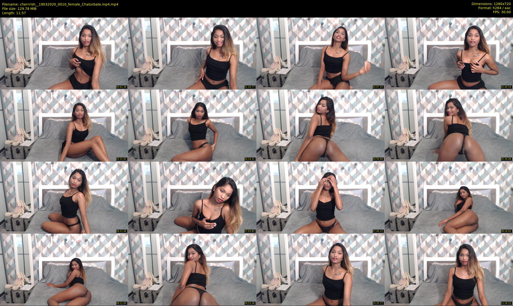 cherrrish_ — 12 minute Chaturbate female cam show recording, 720p, Mar 19, 2020