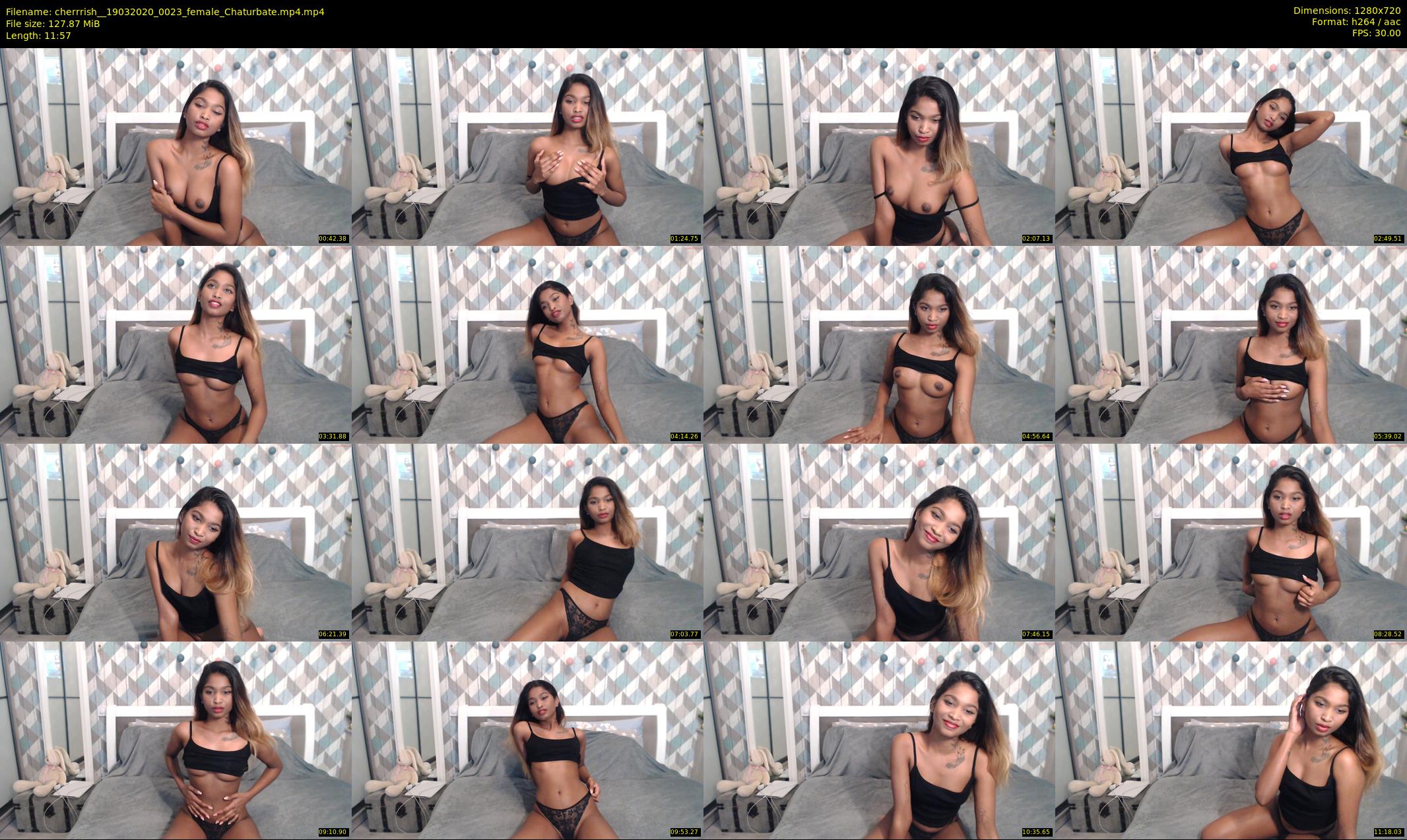 cherrrish_ — 12 minute Chaturbate female cam show recording, 720p, Mar 19, 2020