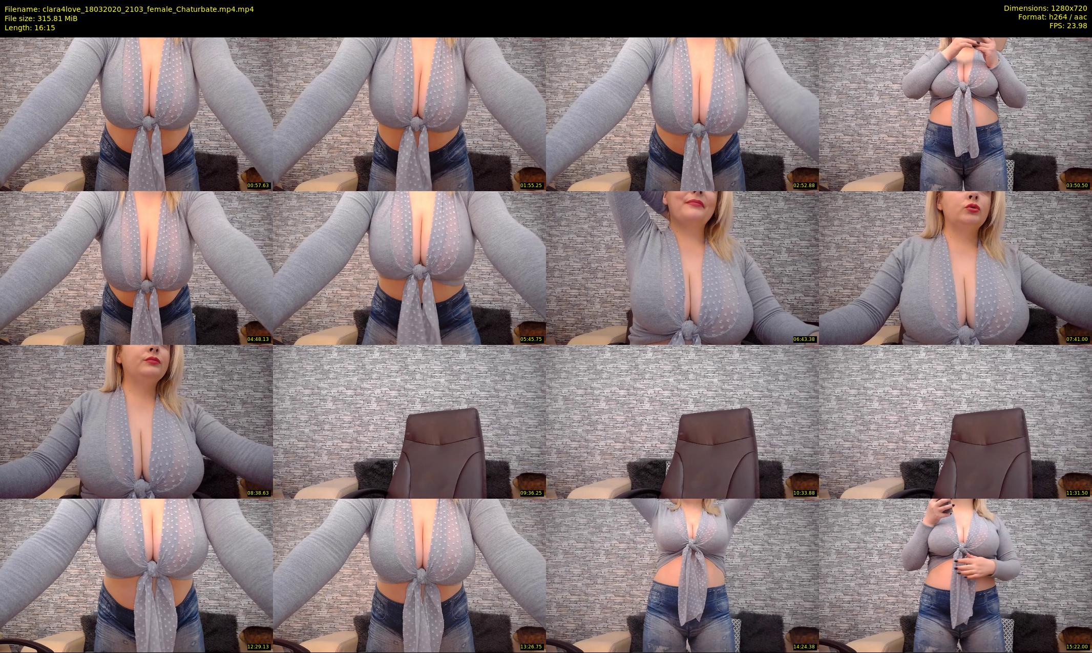 clara4love — 17 minute Chaturbate female cam show recording, 720p, Mar 18, 2020