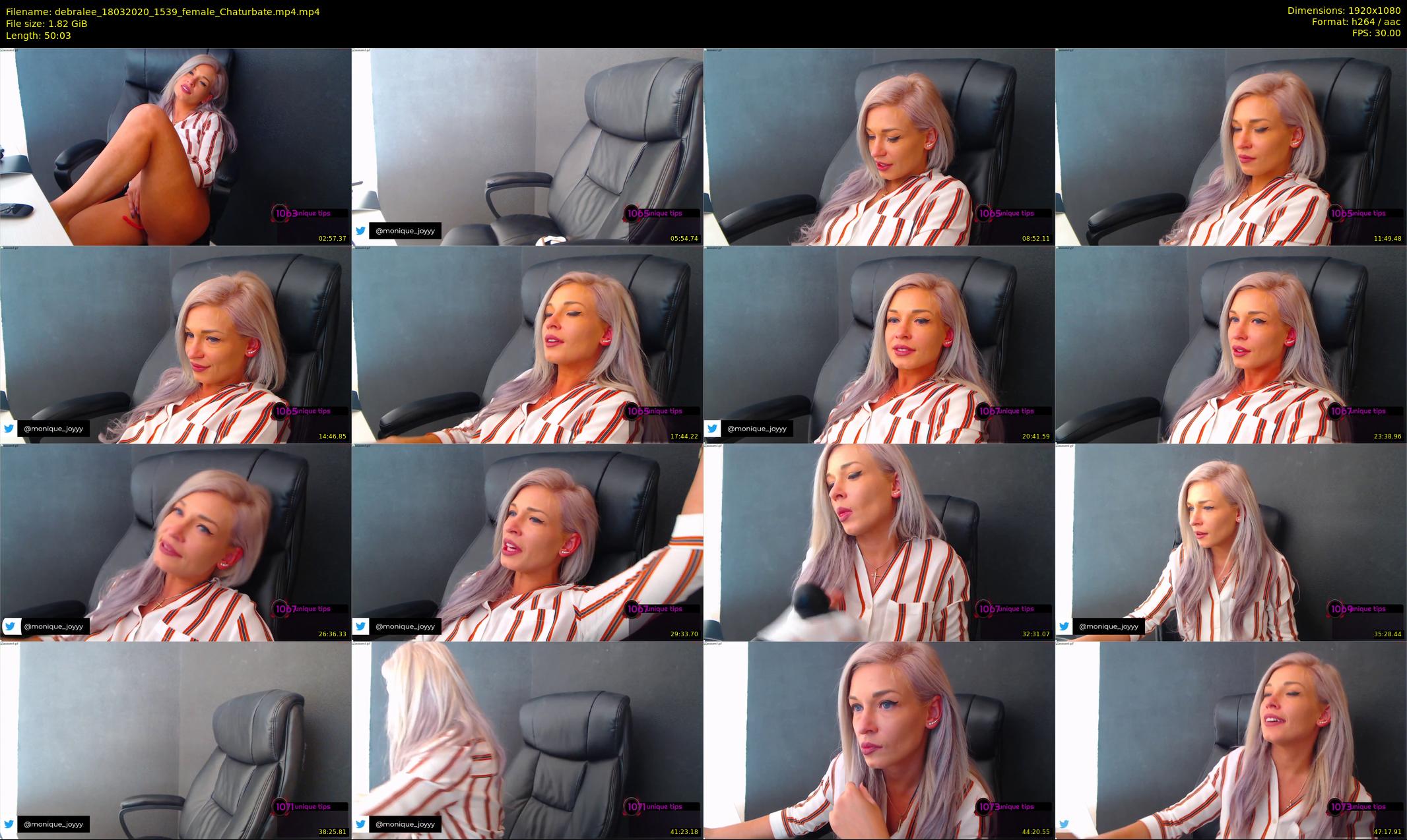 debralee — 51 minute Chaturbate female cam show recording, 1080p, Mar 18, 2020