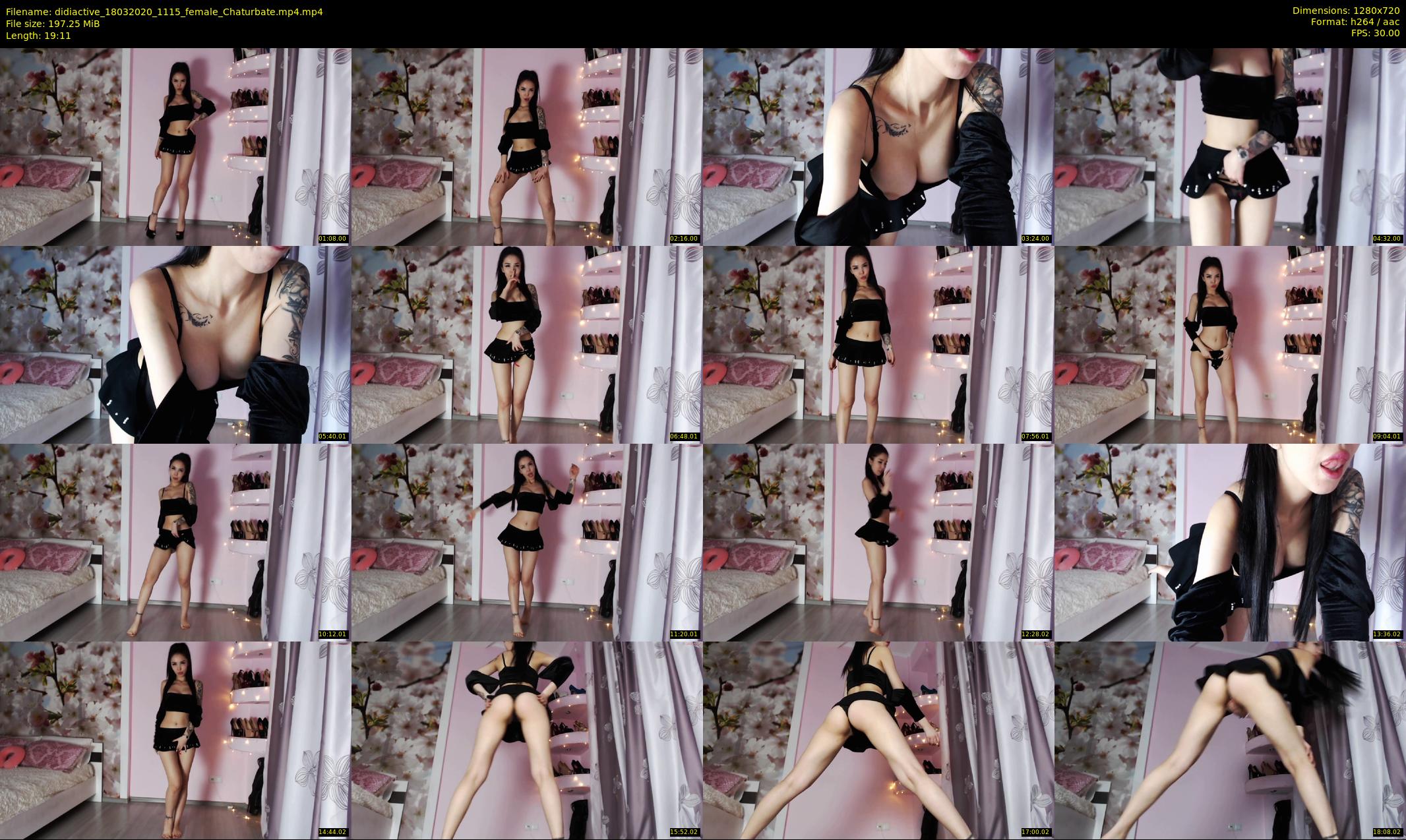 didiactive — 20 minute Chaturbate female cam show recording, 720p, Mar 18, 2020