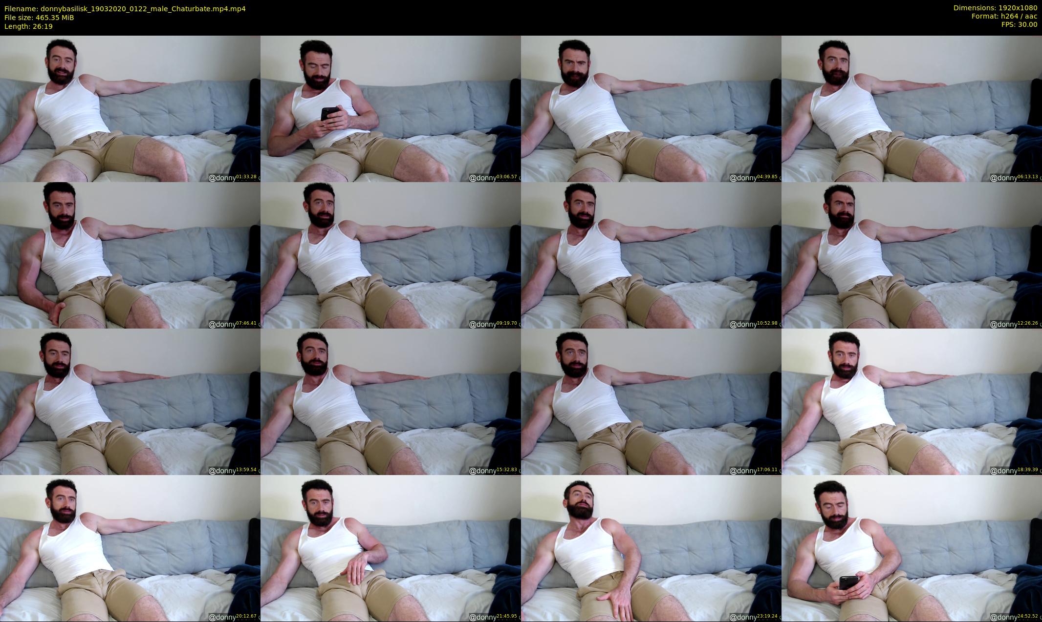 donnybasilisk — 27 minute Chaturbate male cam show recording, 1080p, Mar 19, 2020