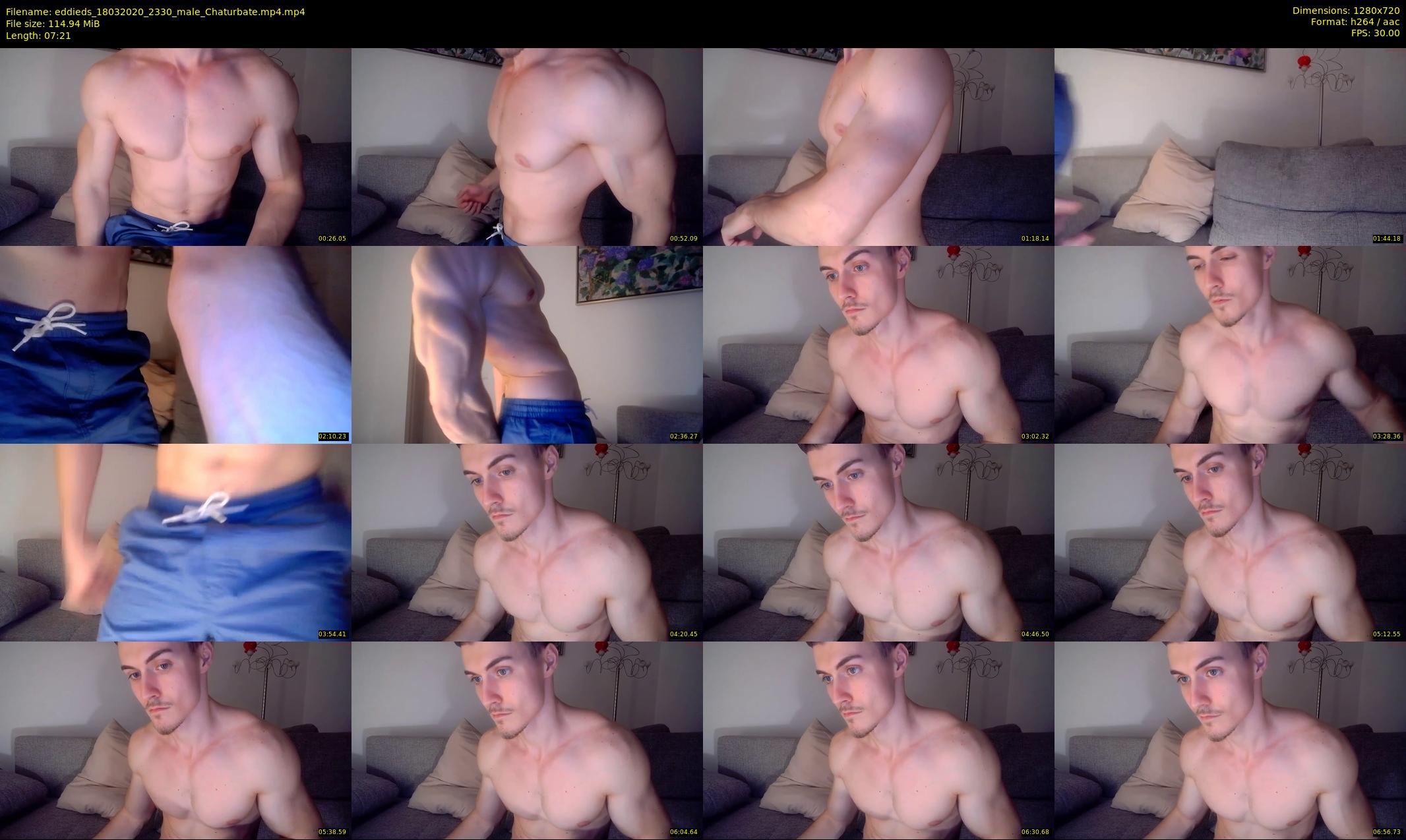 eddieds — 8 minute Chaturbate male cam show recording, 720p, Mar 18, 2020