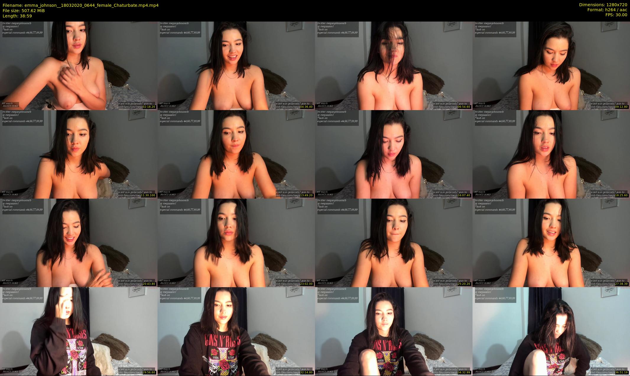 emma_johnson_ — 39 minute Chaturbate female cam show recording, 720p, Mar 18, 2020