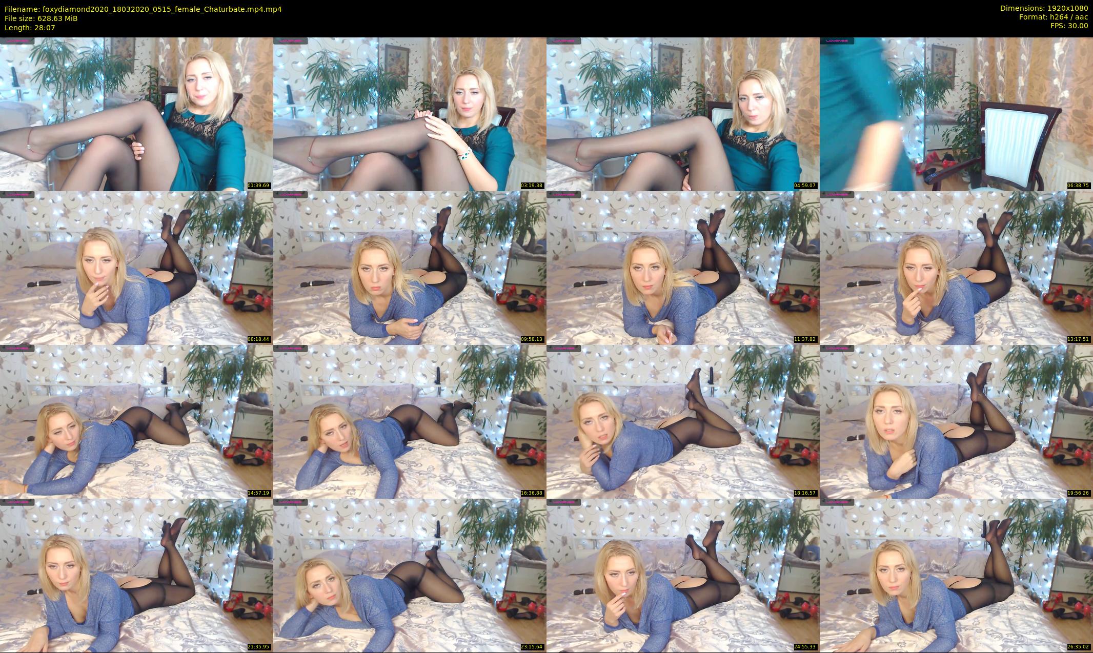 foxydiamond2020 — 29 minute Chaturbate female cam show recording, 1080p, Mar 18, 2020