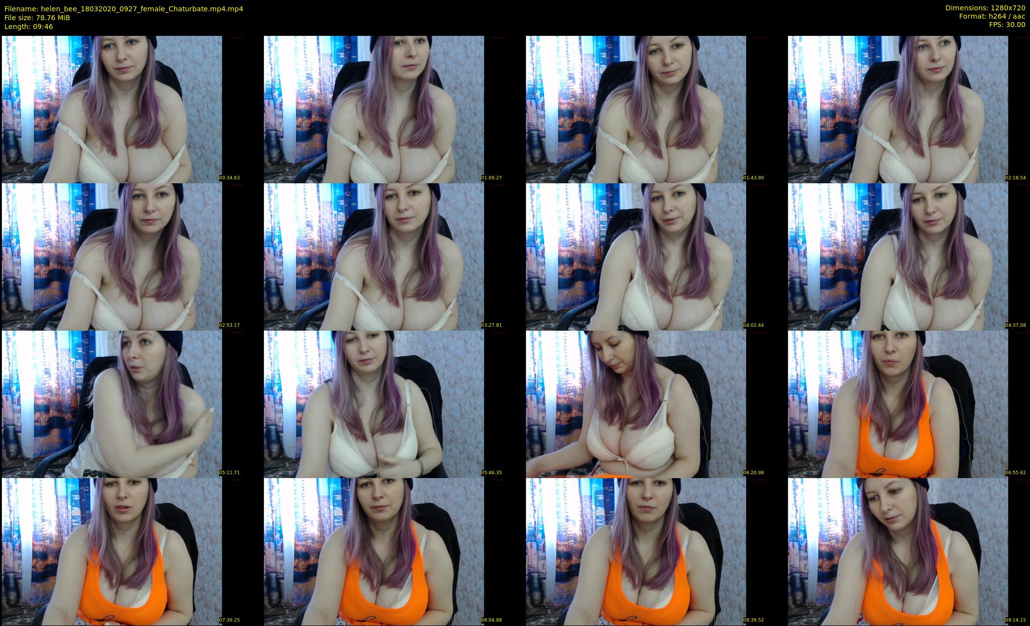 helen_bee — 10 minute Chaturbate female cam show recording, 720p, Mar 18, 2020