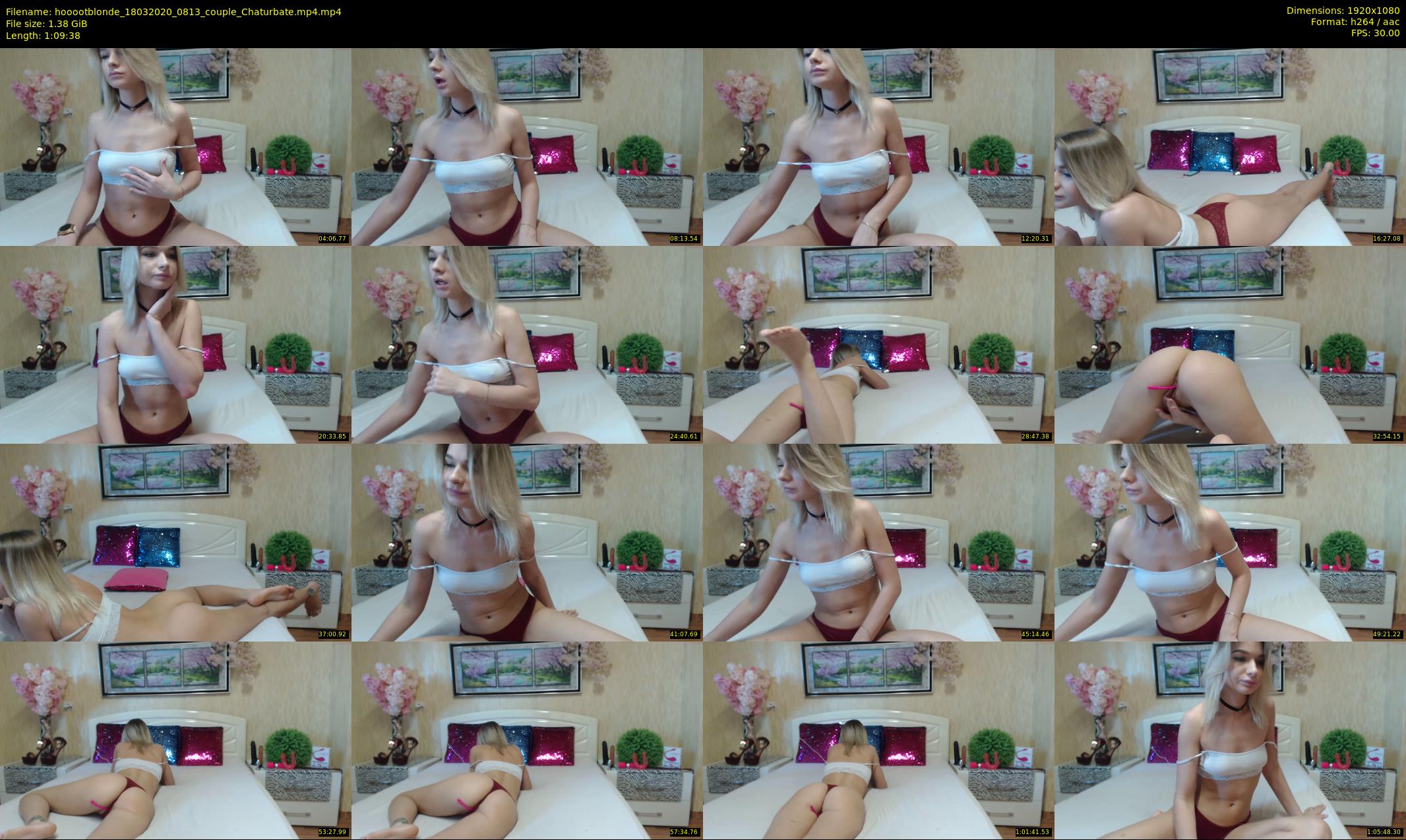 hooootblonde — 70 minute Chaturbate female cam show recording, 1080p, Mar 18, 2020