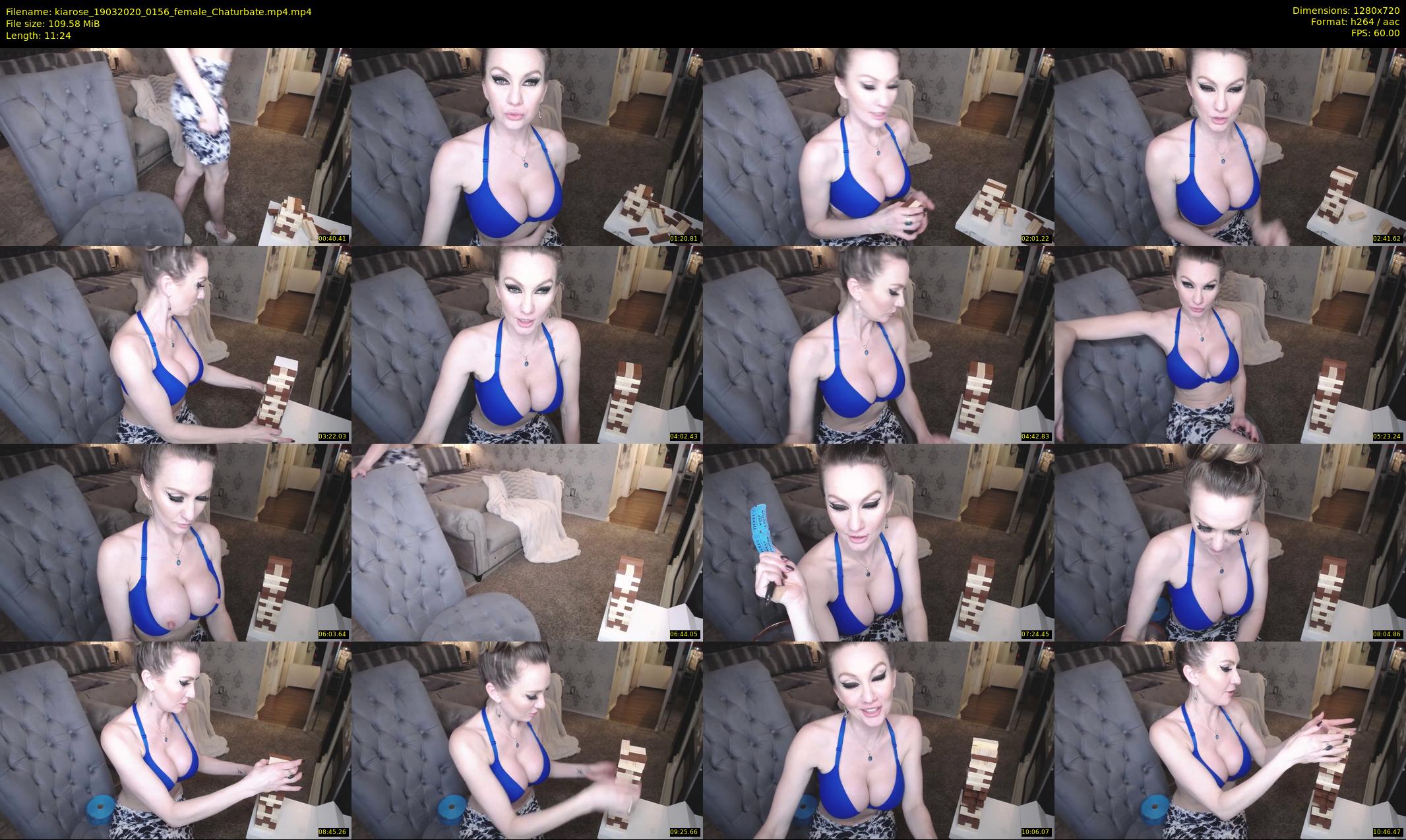 kiarose — 12 minute Chaturbate female cam show recording, 720p, Mar 19, 2020