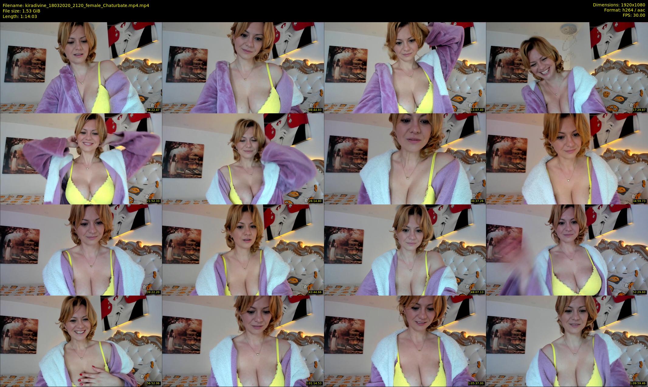 kiradivine — 75 minute Chaturbate female cam show recording, 1080p, Mar 18, 2020