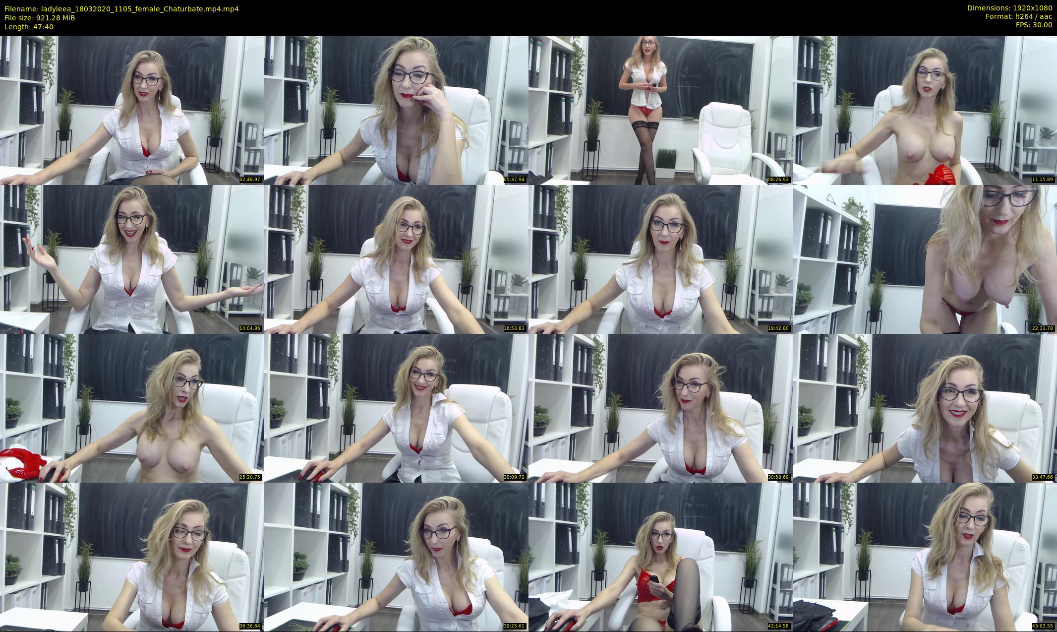 ladyleea — 48 minute Chaturbate female cam show recording, 1080p, Mar 18, 2020