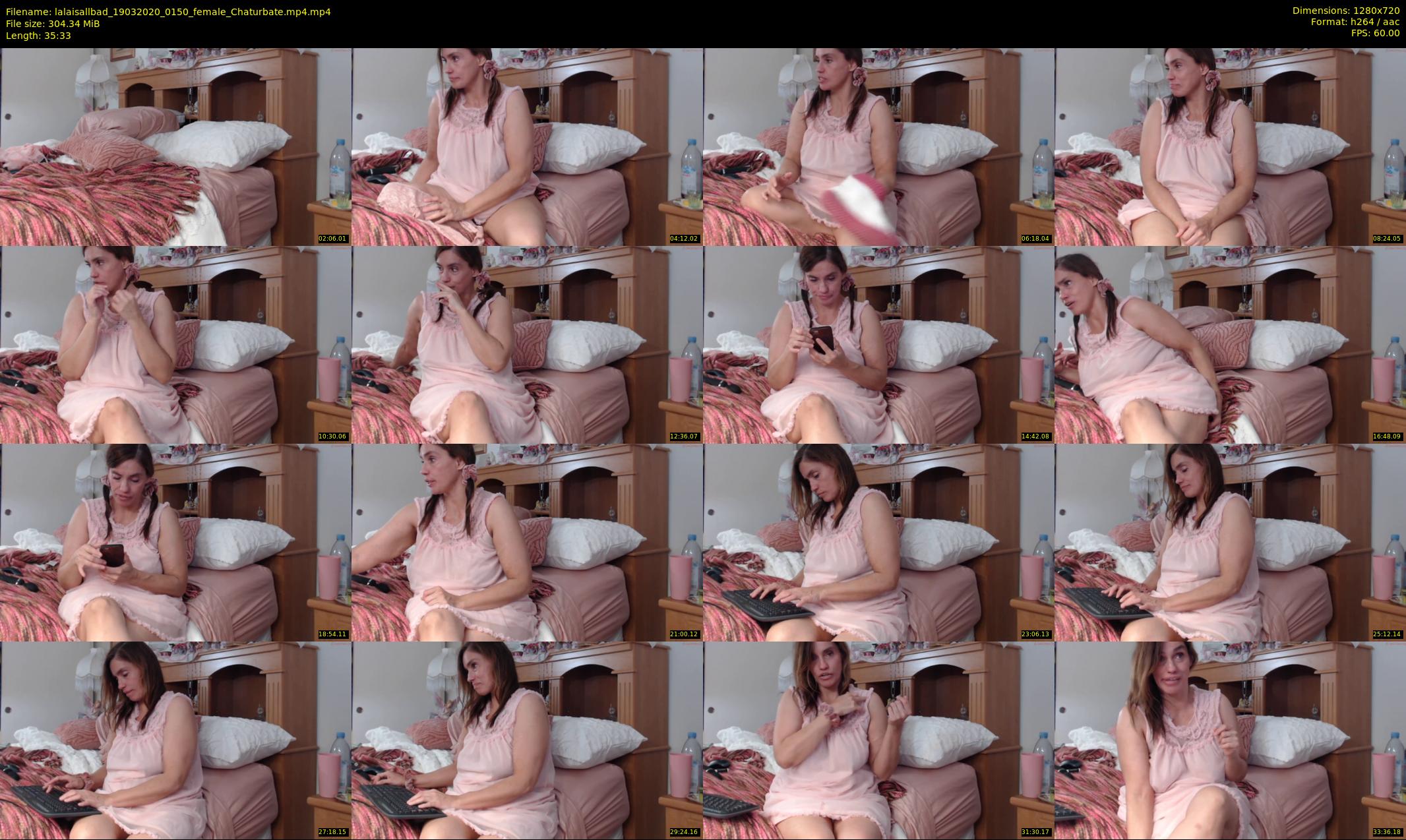lalaisallbad — 36 minute Chaturbate female cam show recording, 720p, Mar 19, 2020