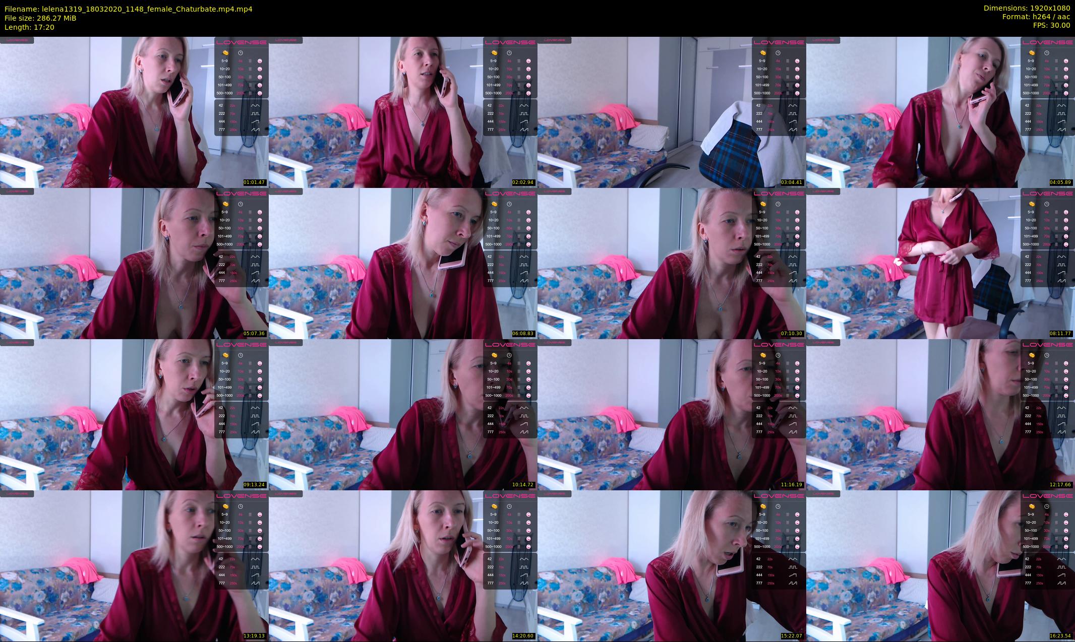 lelena1319 — 18 minute Chaturbate female cam show recording, 1080p, Mar 18, 2020
