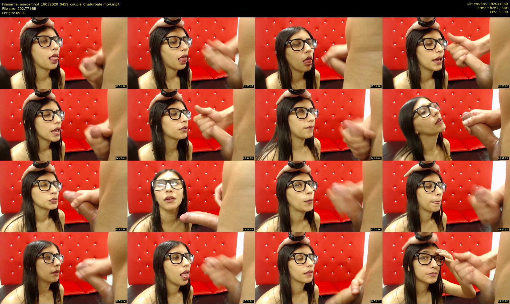 miacamhot — 10 minute Chaturbate couple cam show recording, 1080p, Mar 18, 2020