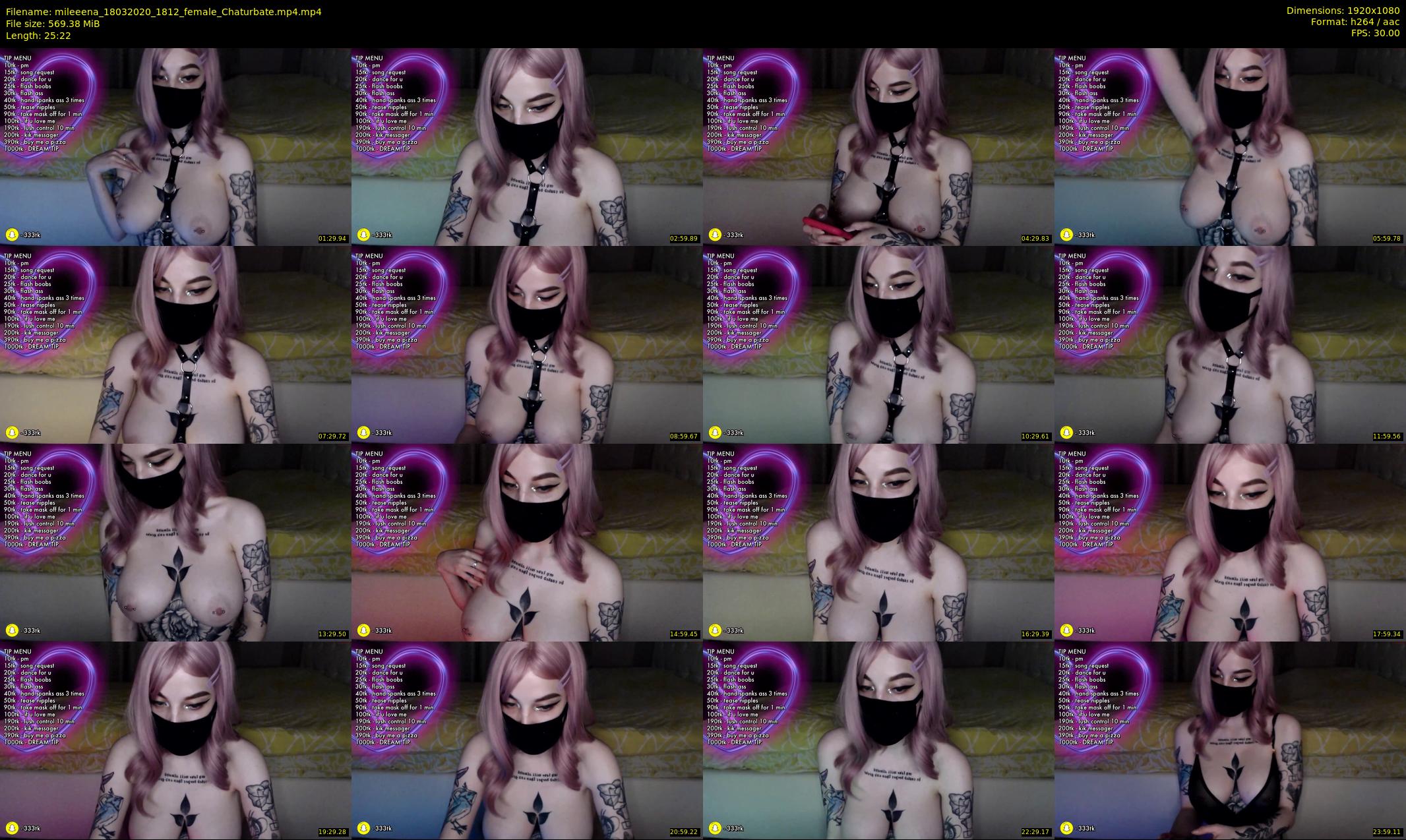 mileeena — 26 minute Chaturbate female cam show recording, 1080p, Mar 18, 2020