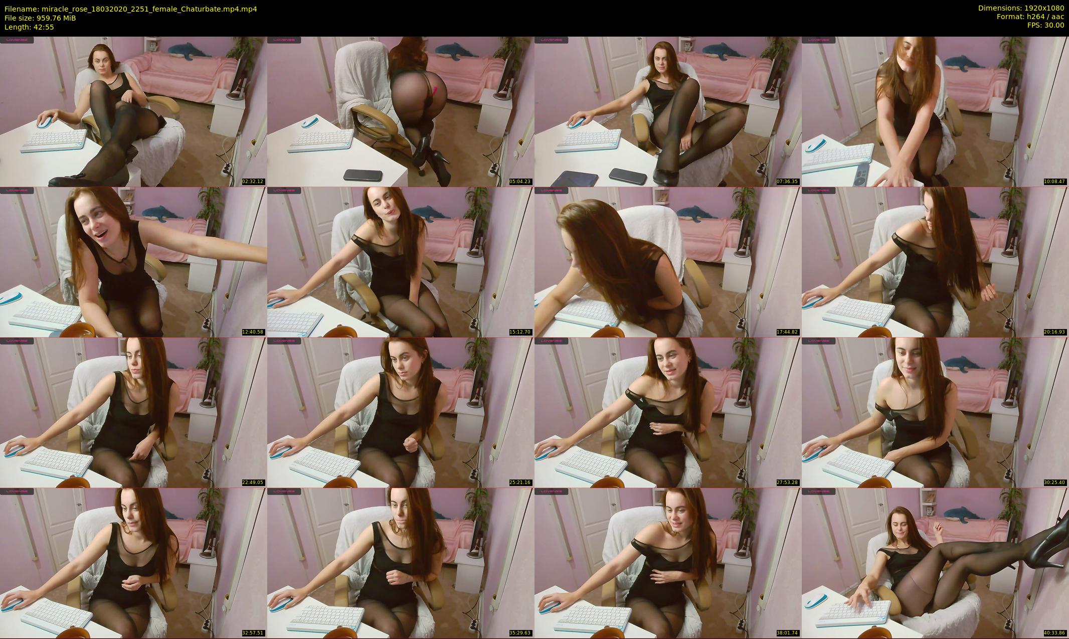 miracle_rose — 43 minute Chaturbate female cam show recording, 1080p, Mar 18, 2020