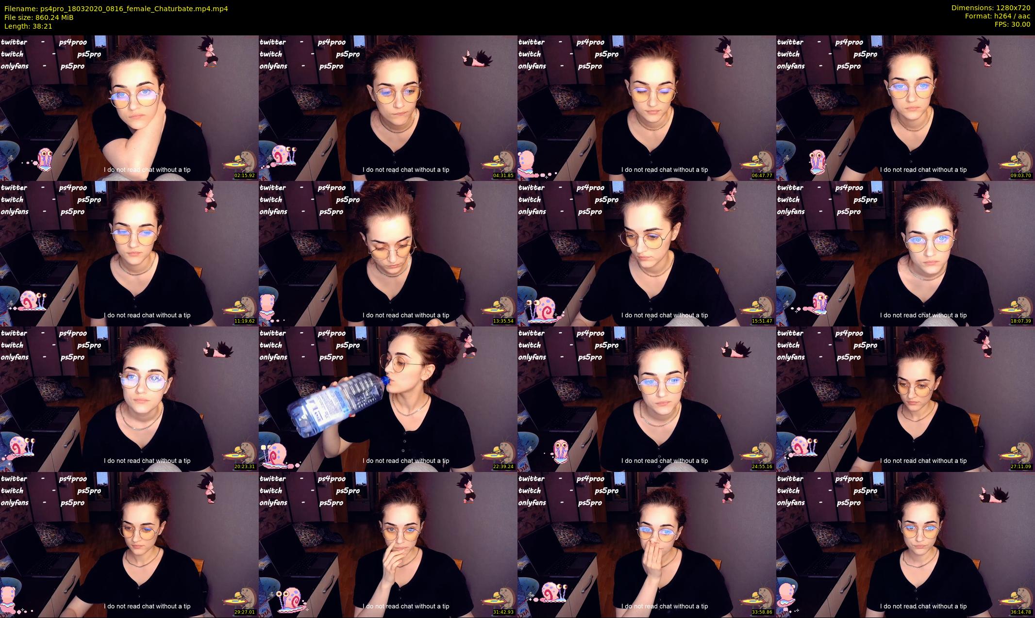 ps4pro — 39 minute Chaturbate female cam show recording, 720p, Mar 18, 2020