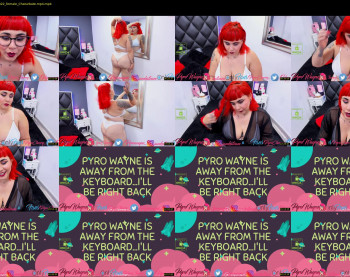 pyrowayne — 55 minute Chaturbate female cam show recording, 720p, Mar 18, 2020