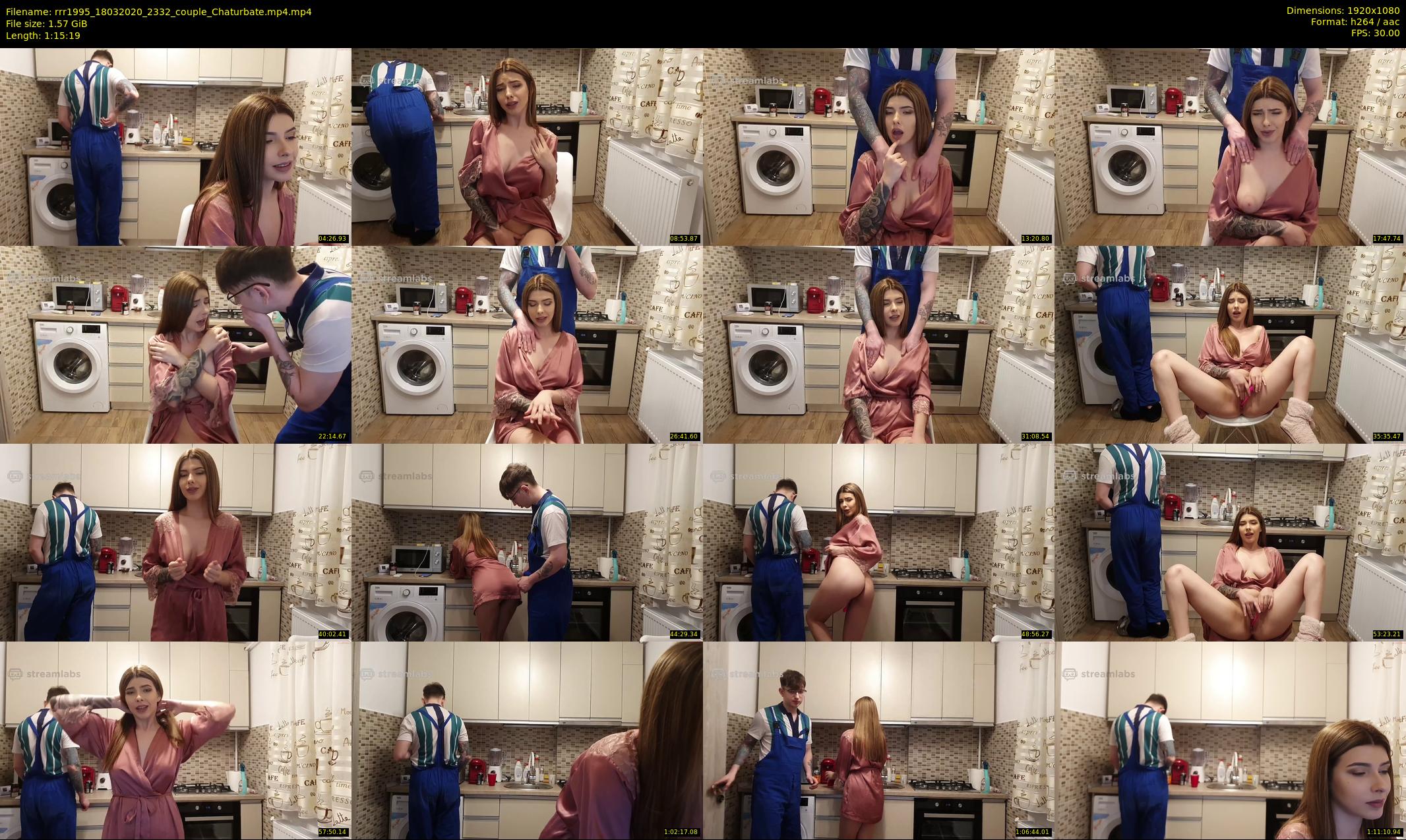 rrr1995 — 76 minute Chaturbate couple cam show recording, 1080p, Mar 18, 2020