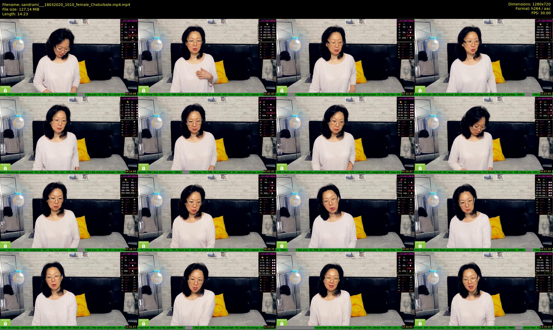 sandrami__ — 15 minute Chaturbate female cam show recording, 720p, Mar 18, 2020