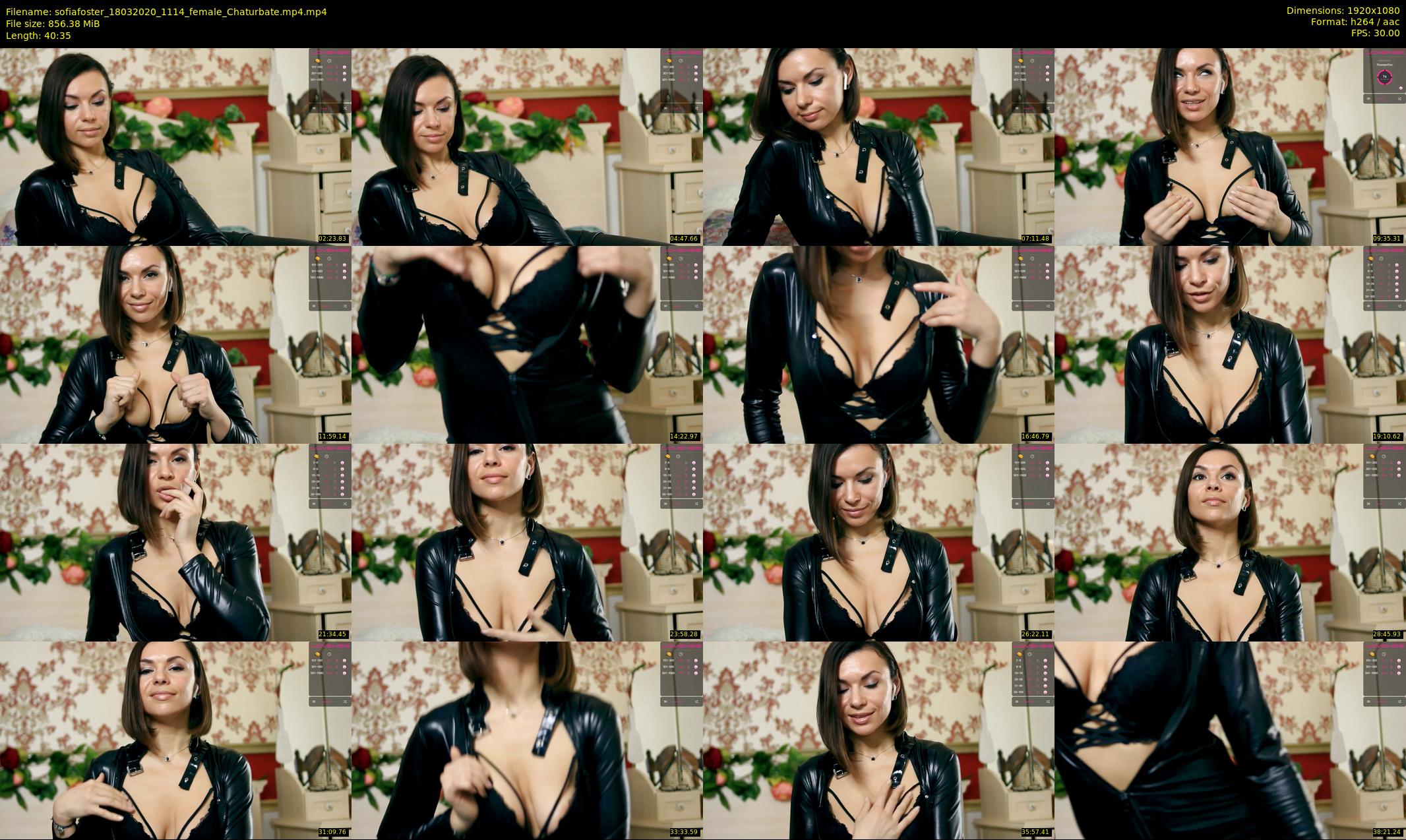 sofiafoster — 41 minute Chaturbate female cam show recording, 1080p, Mar 18, 2020