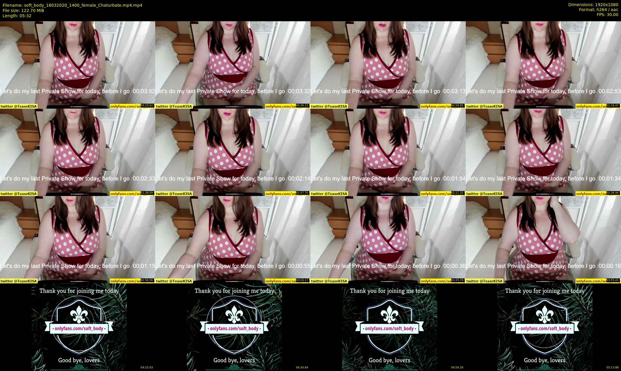 soft_body — 6 minute Chaturbate female cam show recording, 1080p, Mar 18, 2020