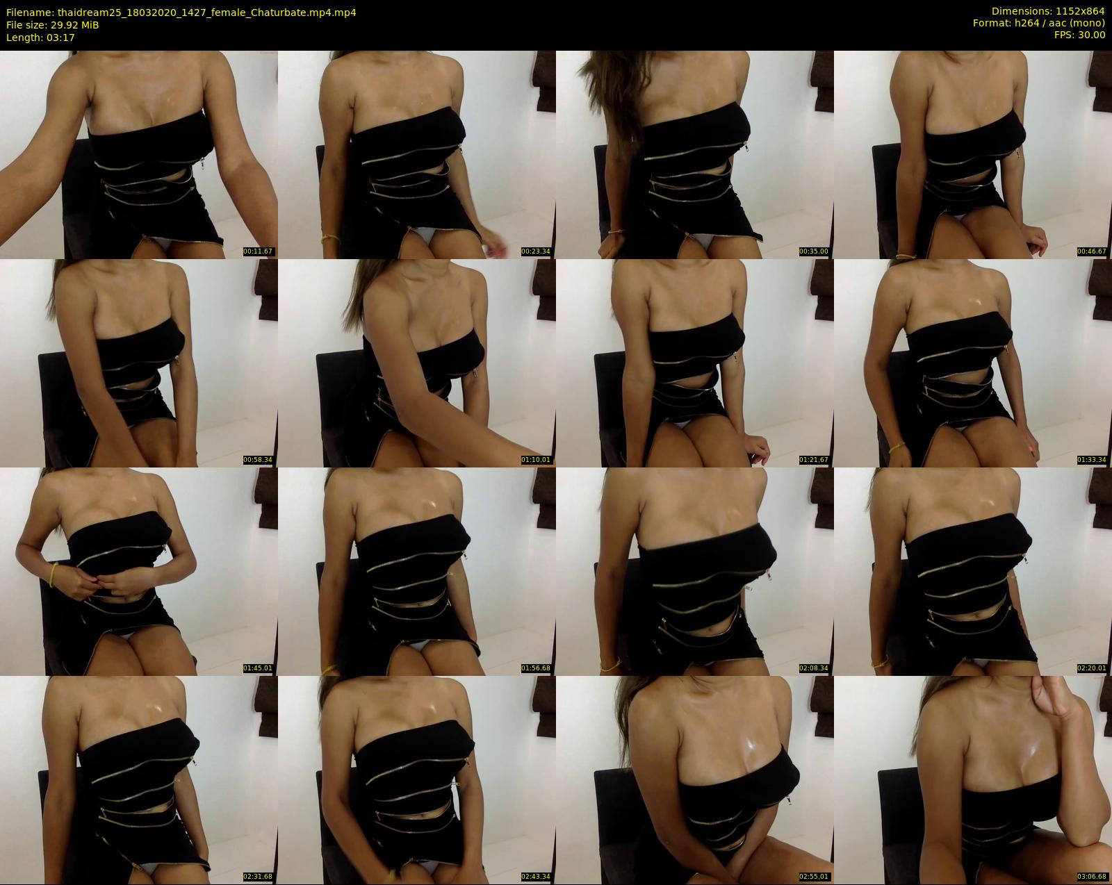 thaidream25 — 4 minute Chaturbate female cam show recording, 720p, Mar 18, 2020