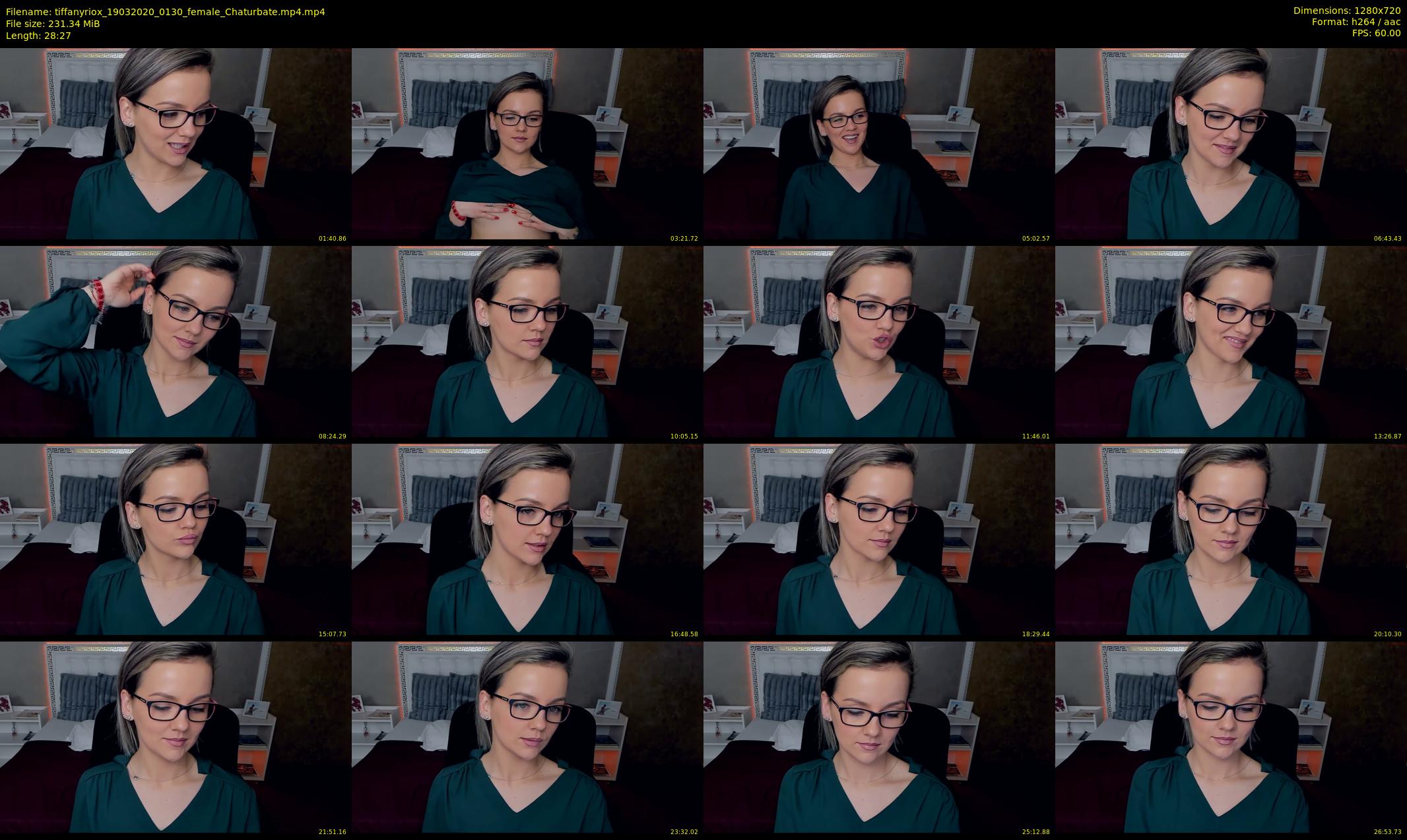 tiffanyriox — 29 minute Chaturbate female cam show recording, 720p, Mar 19, 2020