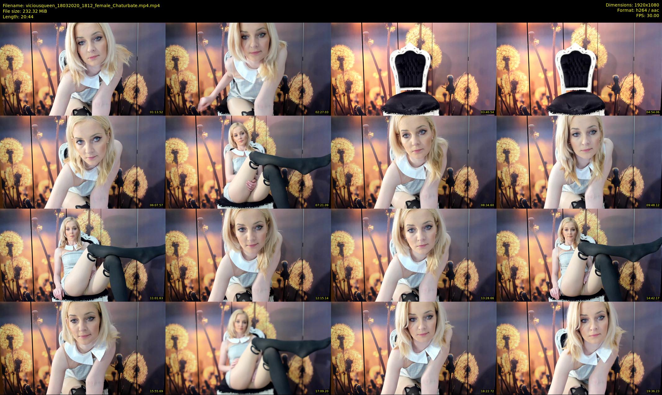 viciousqueen — 21 minute Chaturbate female cam show recording, 1080p, Mar 18, 2020