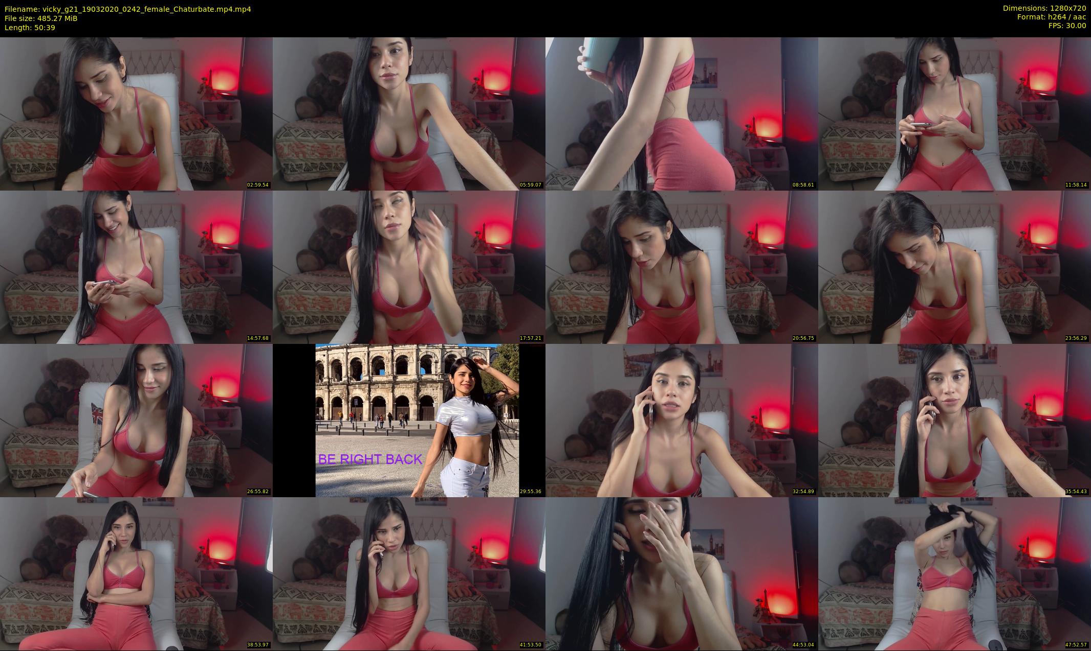vicky_g21 — 51 minute Chaturbate female cam show recording, 720p, Mar 19, 2020