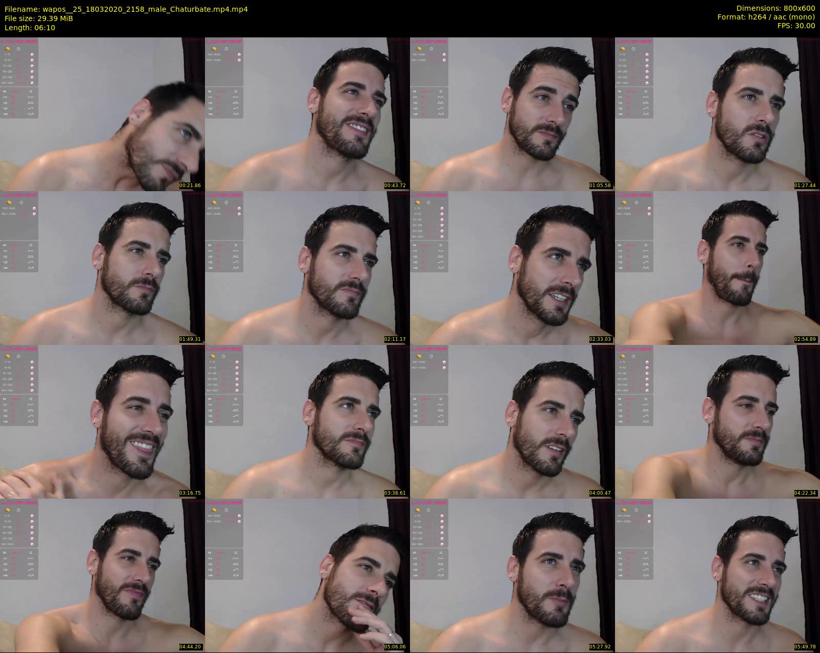 wapos__25 — 7 minute Chaturbate male cam show recording, 480p, Mar 18, 2020