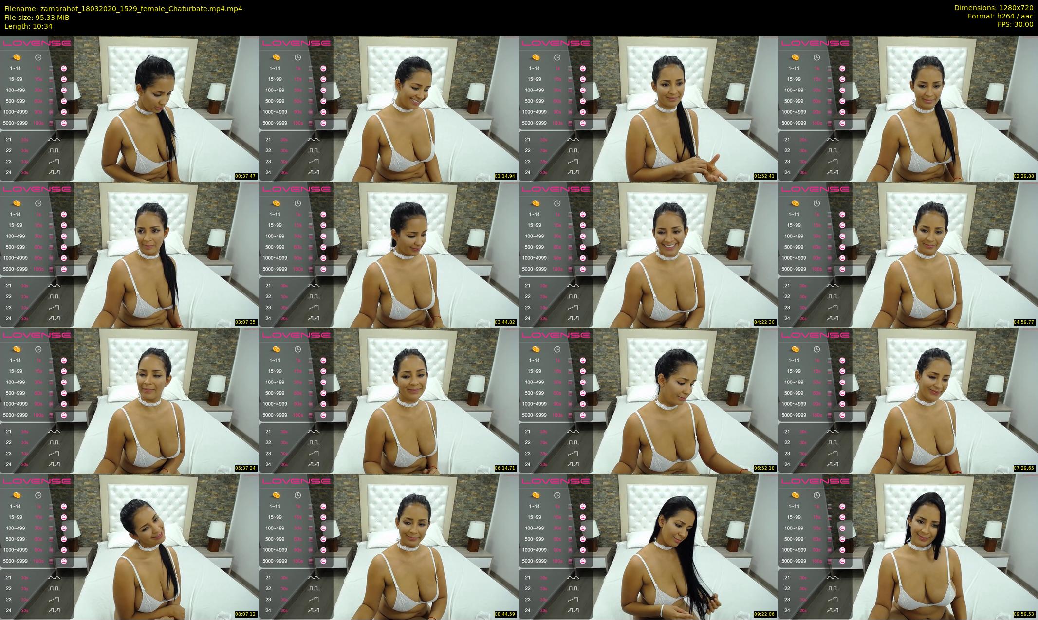 zamarahot — 11 minute Chaturbate female cam show recording, 720p, Mar 18, 2020