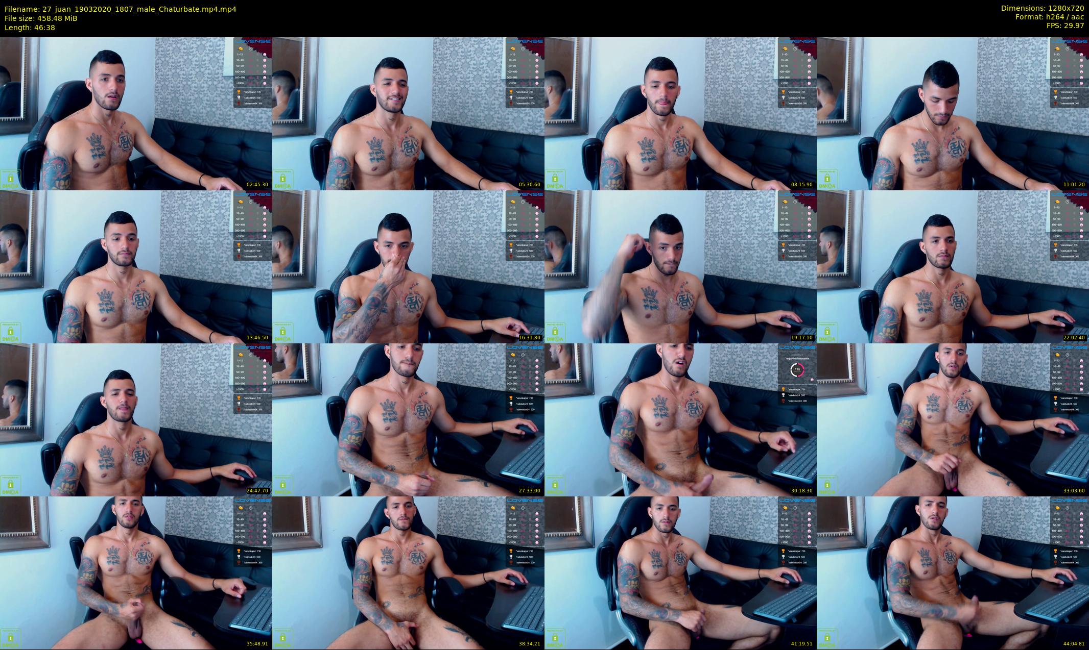 27_juan — 47 minute Chaturbate male cam show recording, 720p, Mar 19, 2020