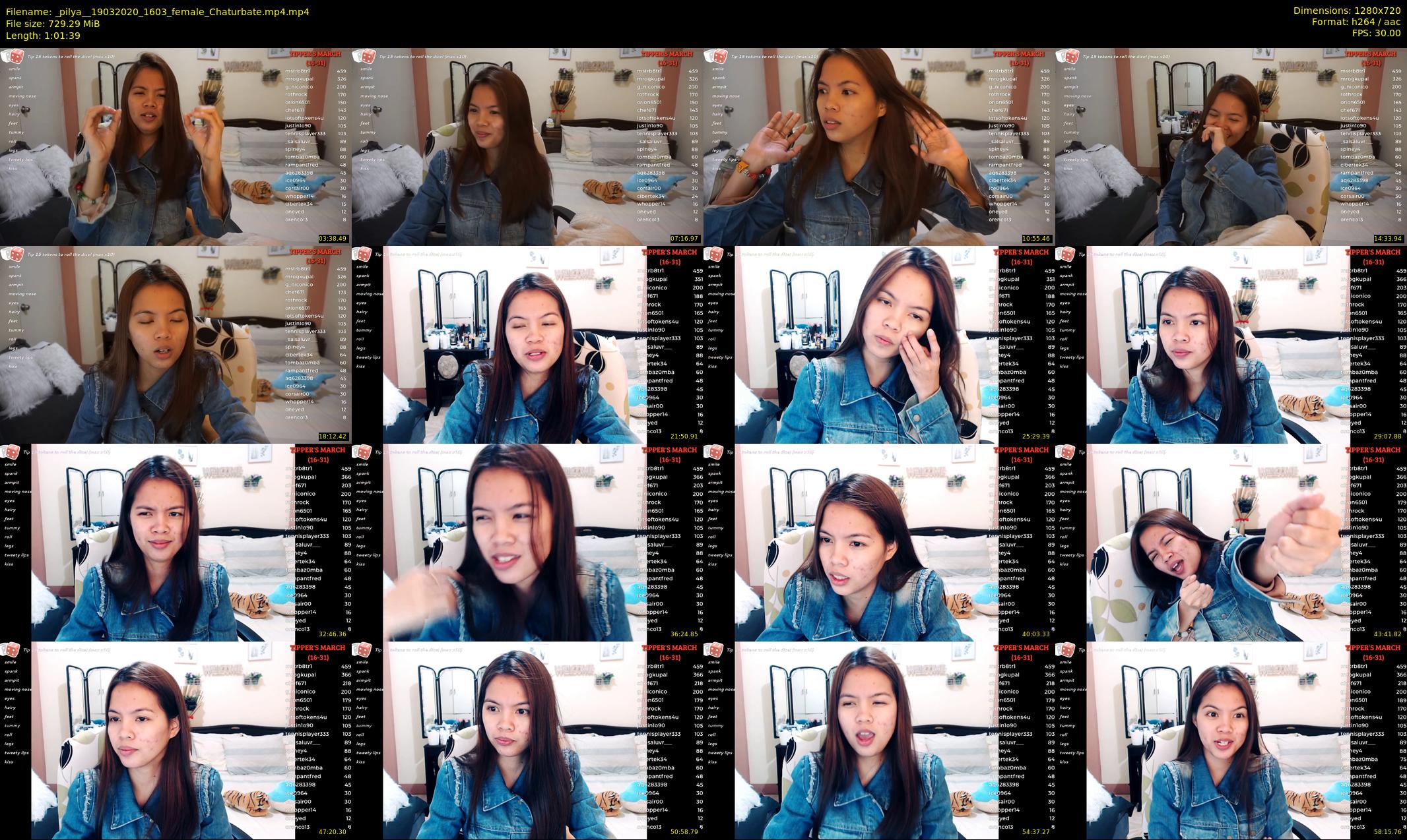 _pilya_ — 62 minute Chaturbate female cam show recording, 720p, Mar 19, 2020