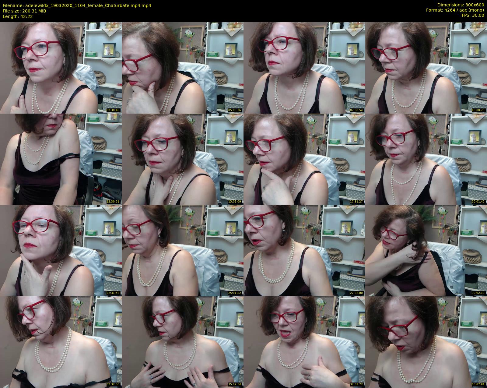 adelewildx — 43 minute Chaturbate female cam show recording, 480p, Mar 19, 2020