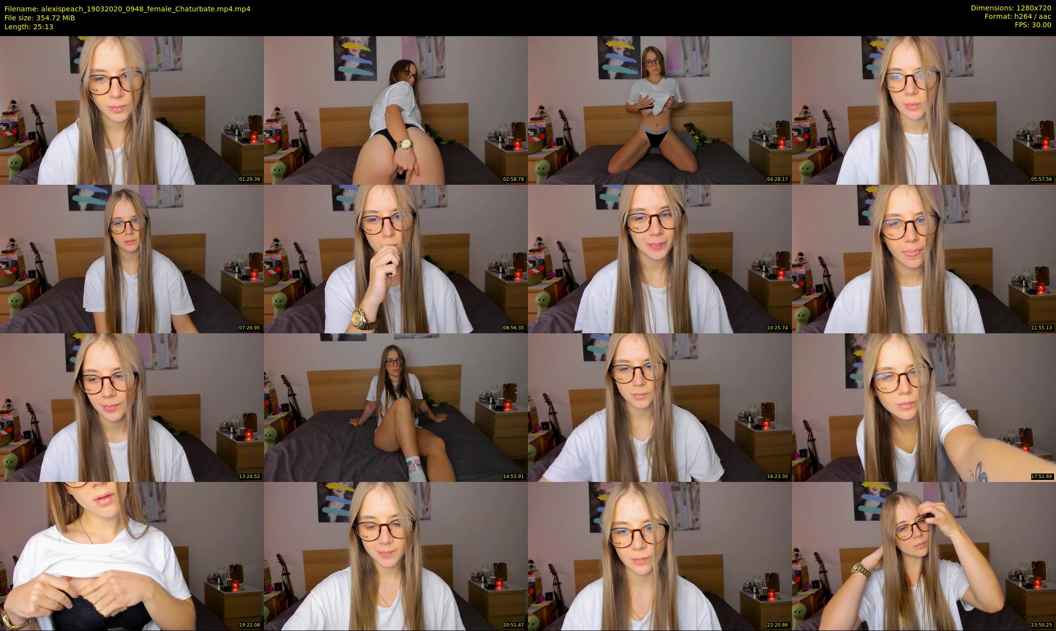 alexispeach — 26 minute Chaturbate female cam show recording, 720p, Mar 19, 2020