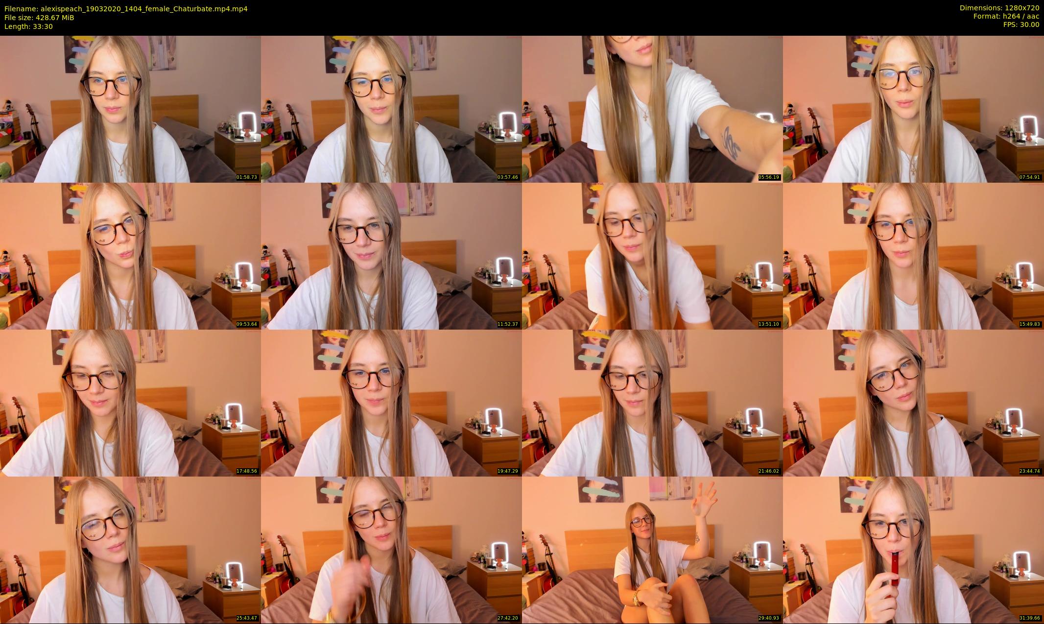 alexispeach — 34 minute Chaturbate female cam show recording, 720p, Mar 19, 2020