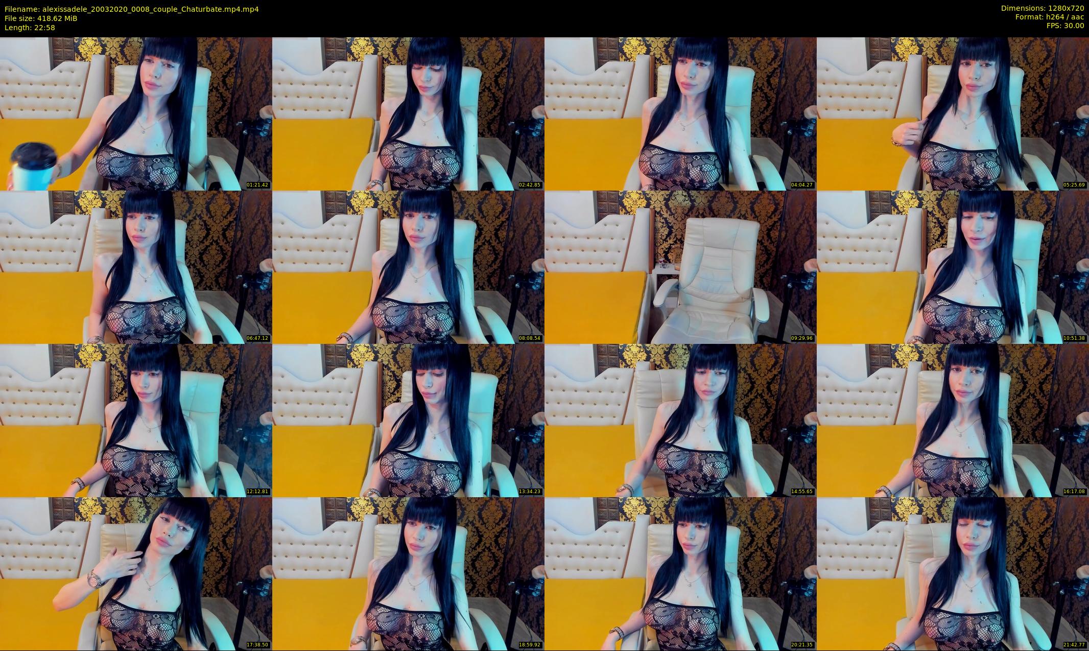 alexissadele — 23 minute Chaturbate female cam show recording, 720p, Mar 20, 2020