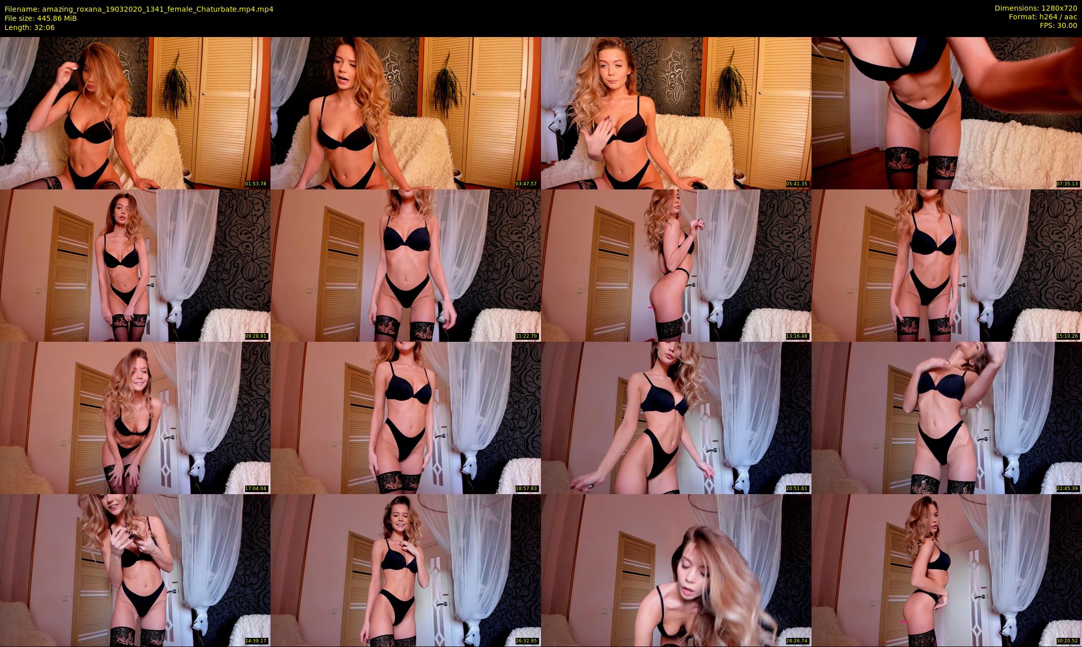 amazing_roxana — 33 minute Chaturbate female cam show recording, 720p, Mar 19, 2020