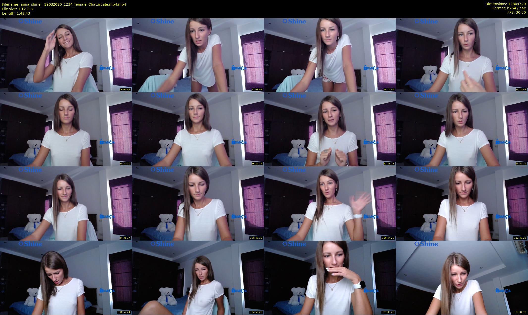 anna_shine_ — 103 minute Chaturbate female cam show recording, 720p, Mar 19, 2020