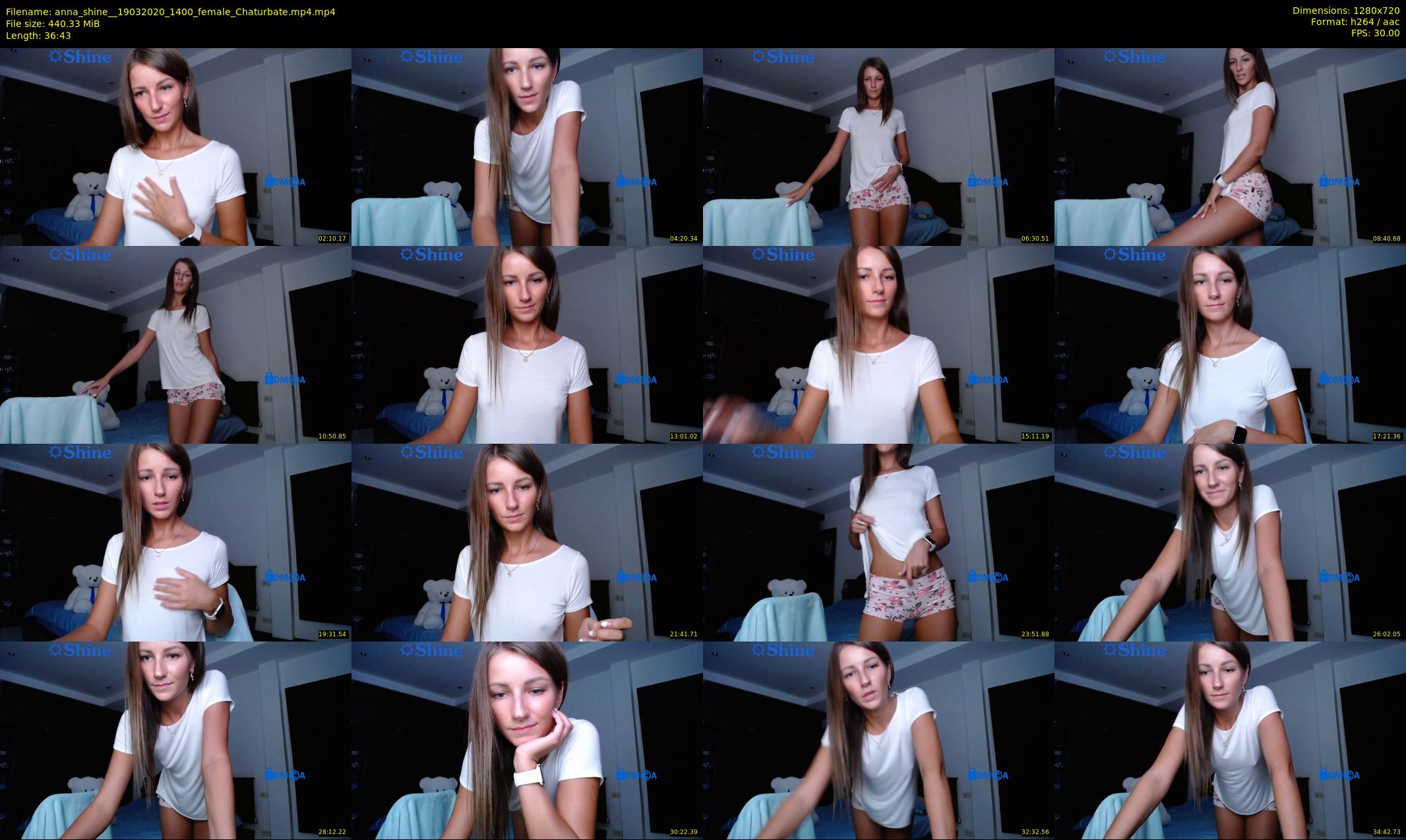 anna_shine_ — 37 minute Chaturbate female cam show recording, 720p, Mar 19, 2020