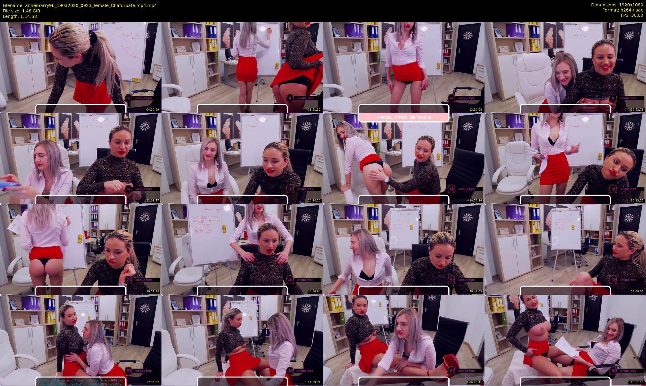 annemarry96 — 75 minute Chaturbate female cam show recording, 1080p, Mar 19, 2020