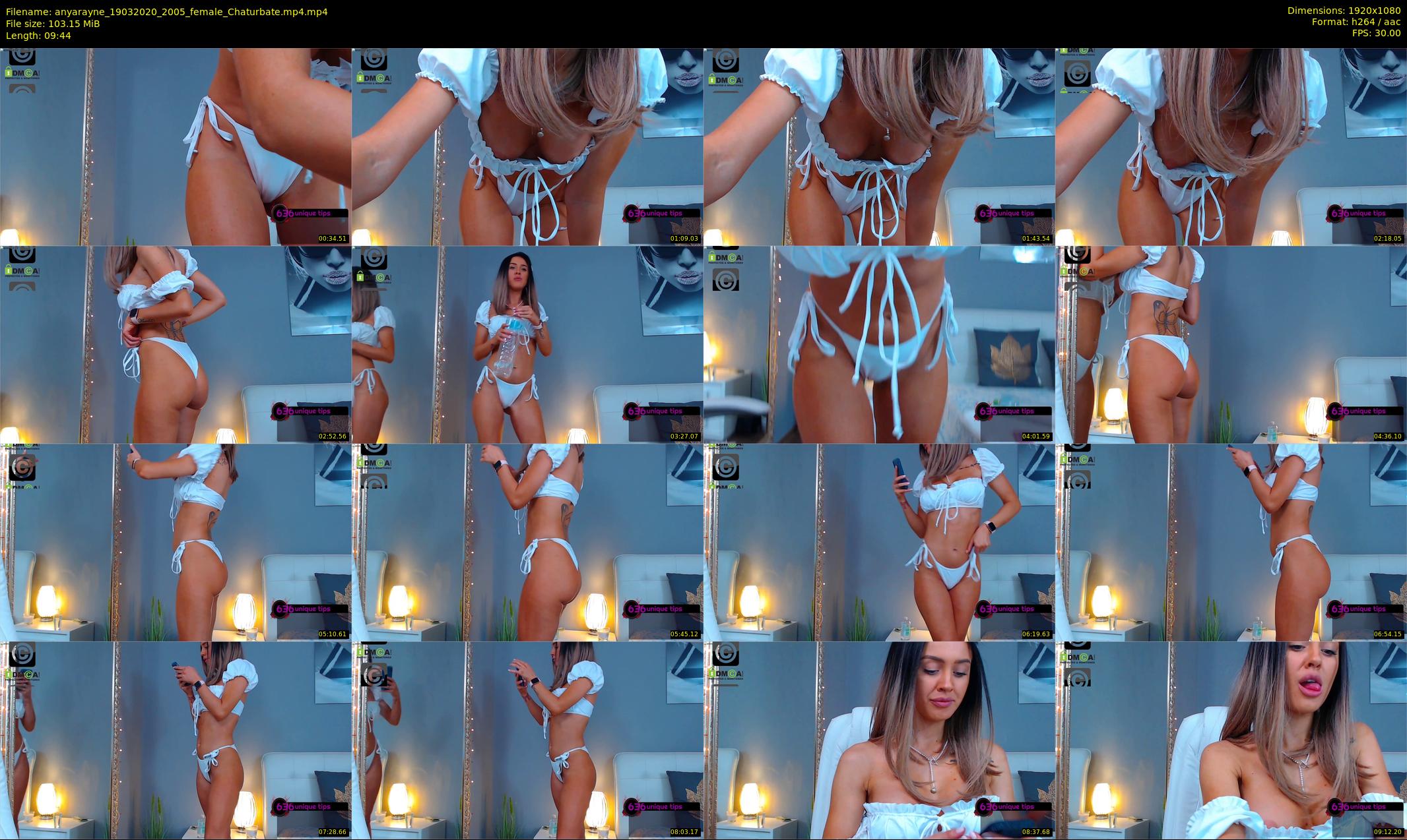 anyarayne — 10 minute Chaturbate female cam show recording, 1080p, Mar 19, 2020