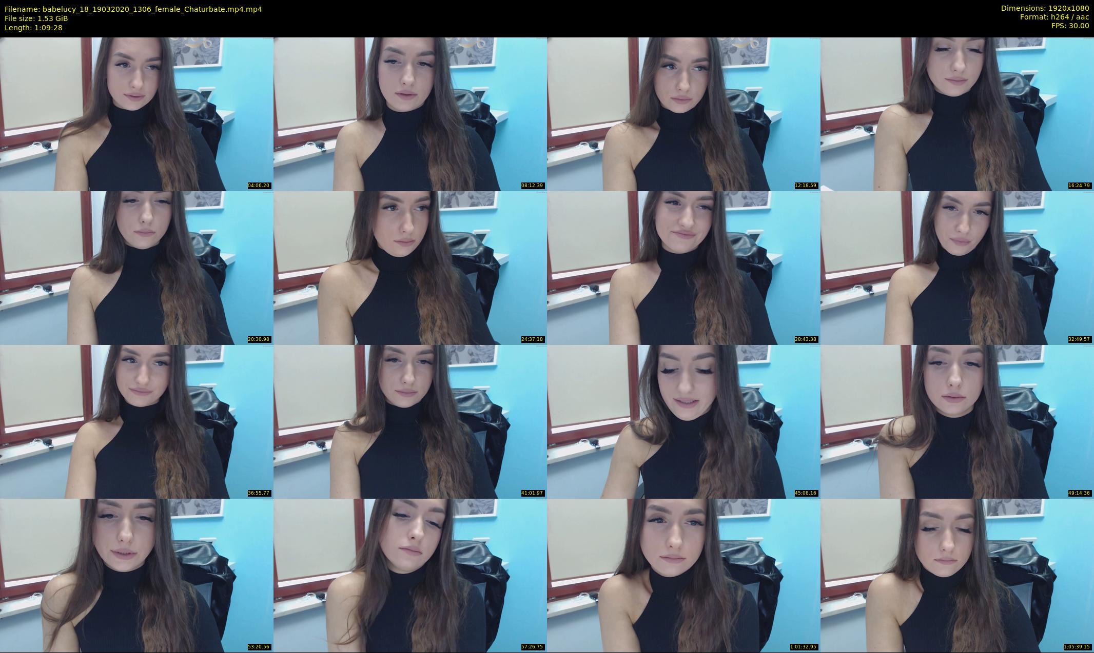 babelucy_18 — 70 minute Chaturbate female cam show recording, 1080p, Mar 19, 2020