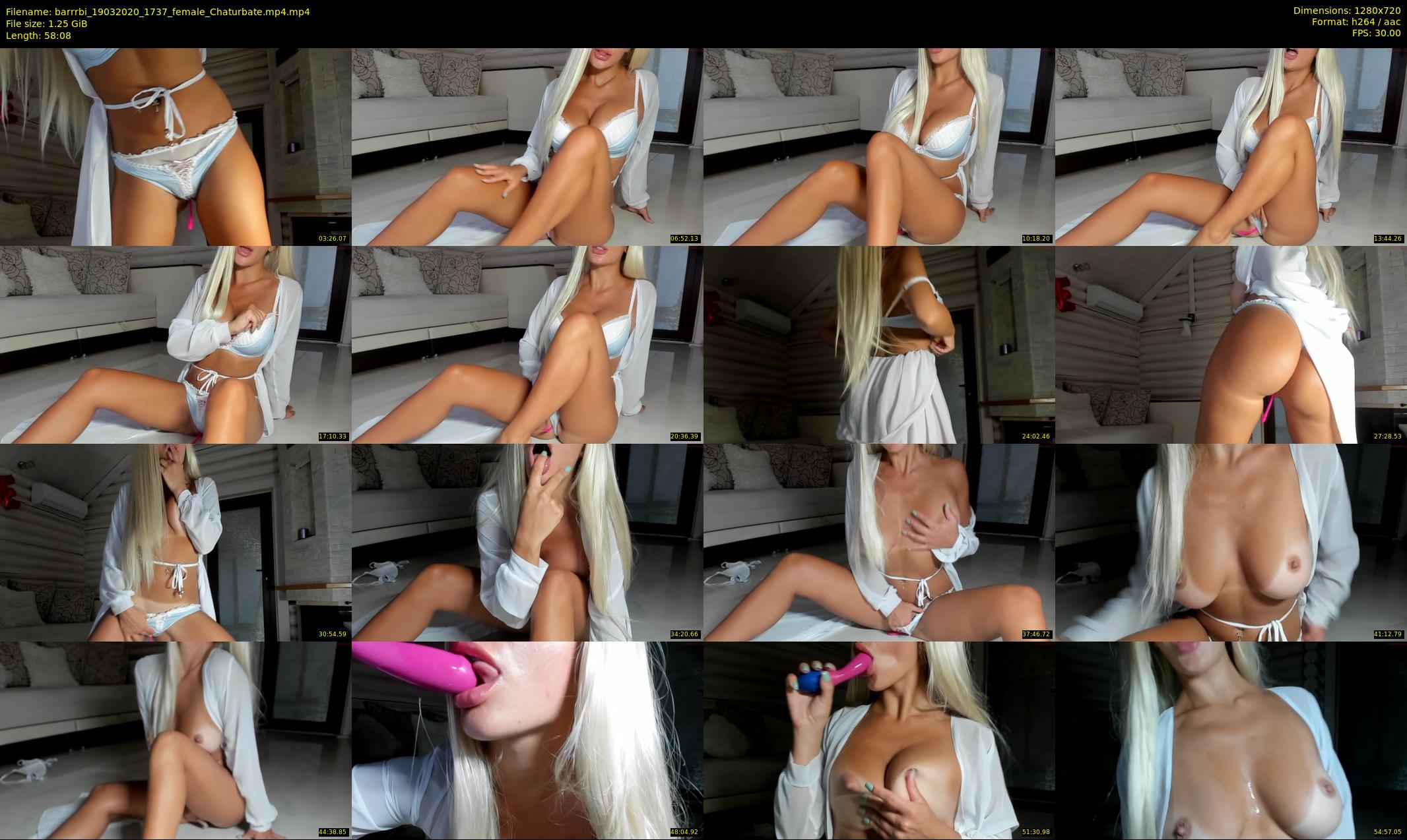barrrbi — 59 minute Chaturbate female cam show recording, 720p, Mar 19, 2020