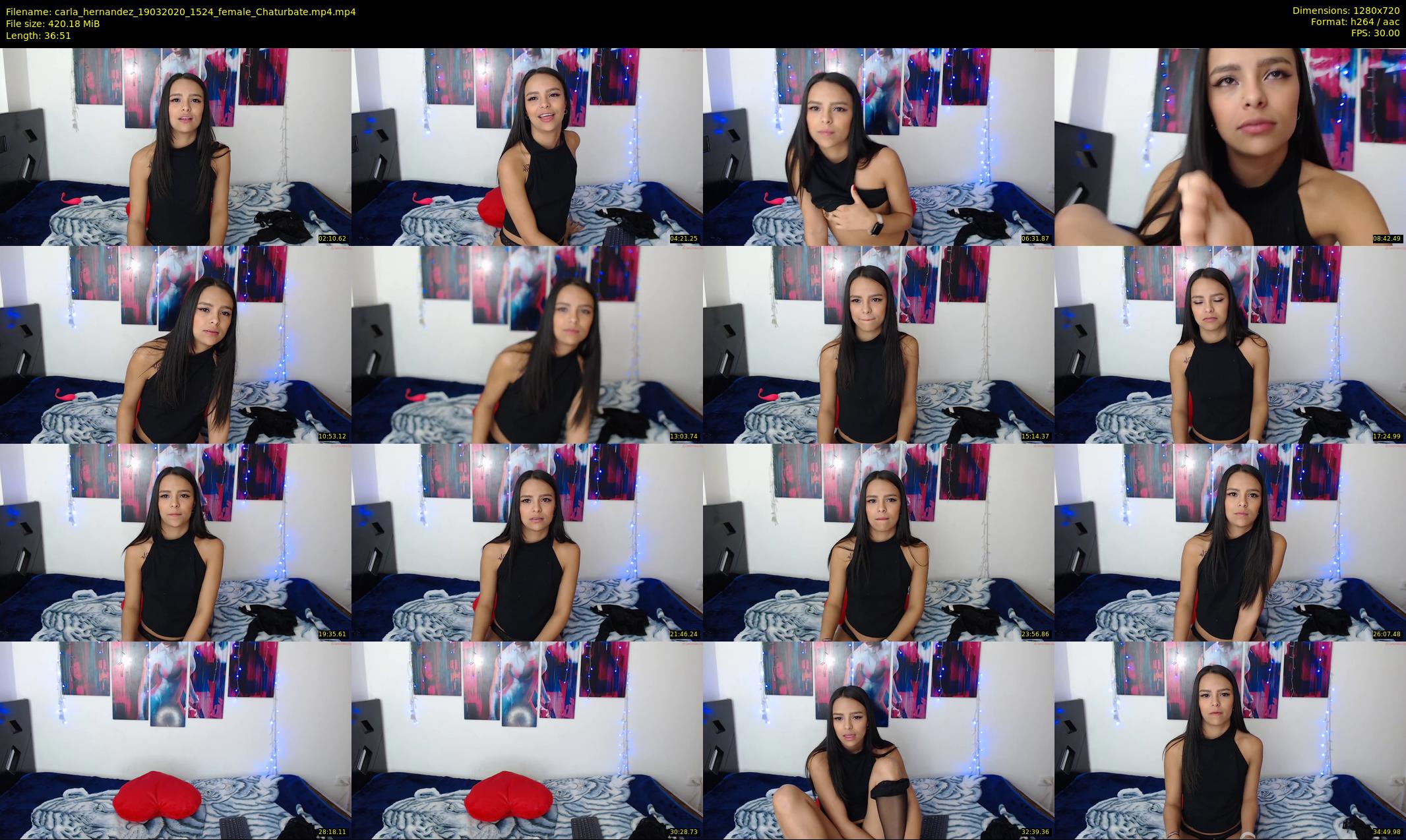 carla_hernandez — 37 minute Chaturbate female cam show recording, 720p, Mar 19, 2020