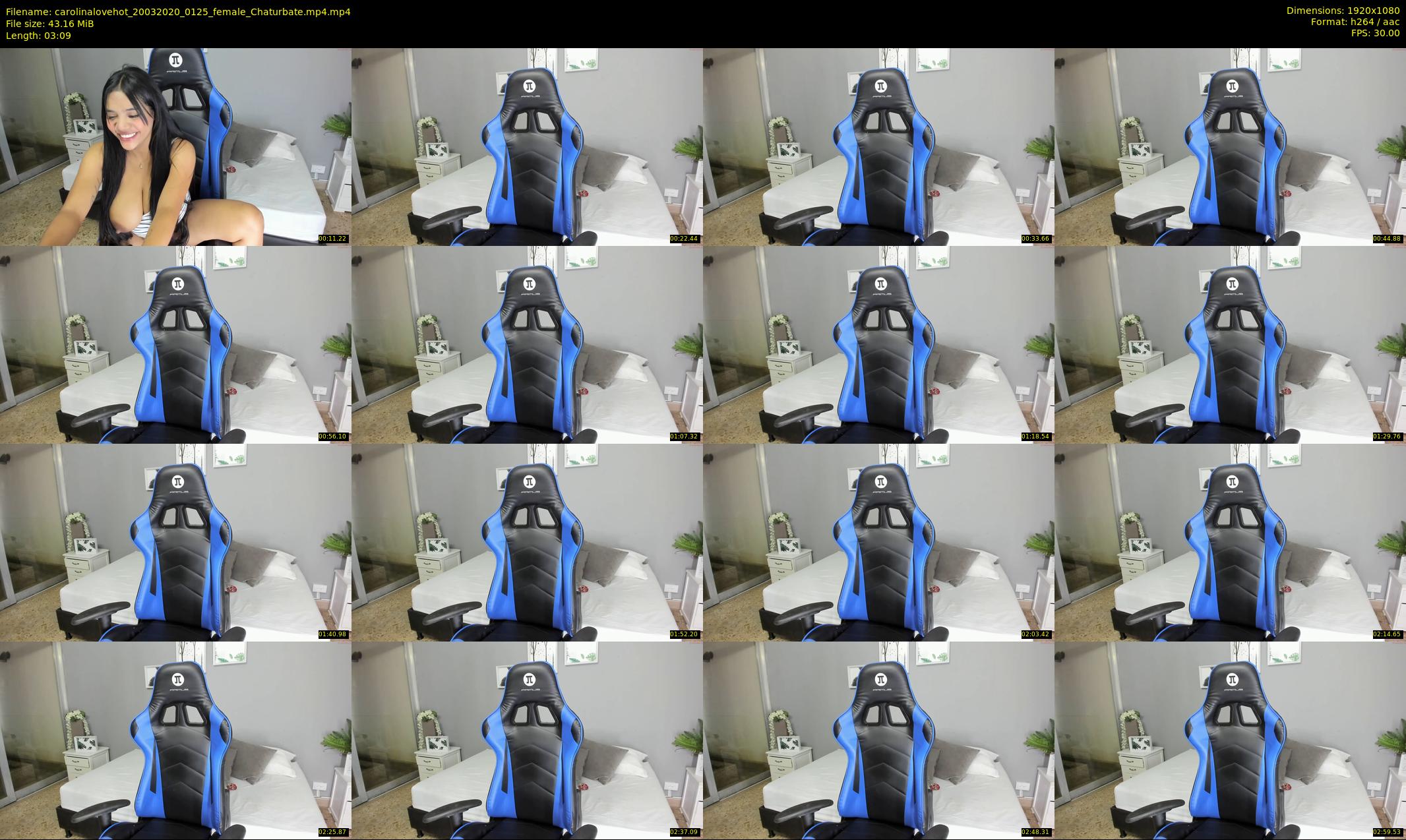 carolinalovehot — 4 minute Chaturbate female cam show recording, 1080p, Mar 20, 2020