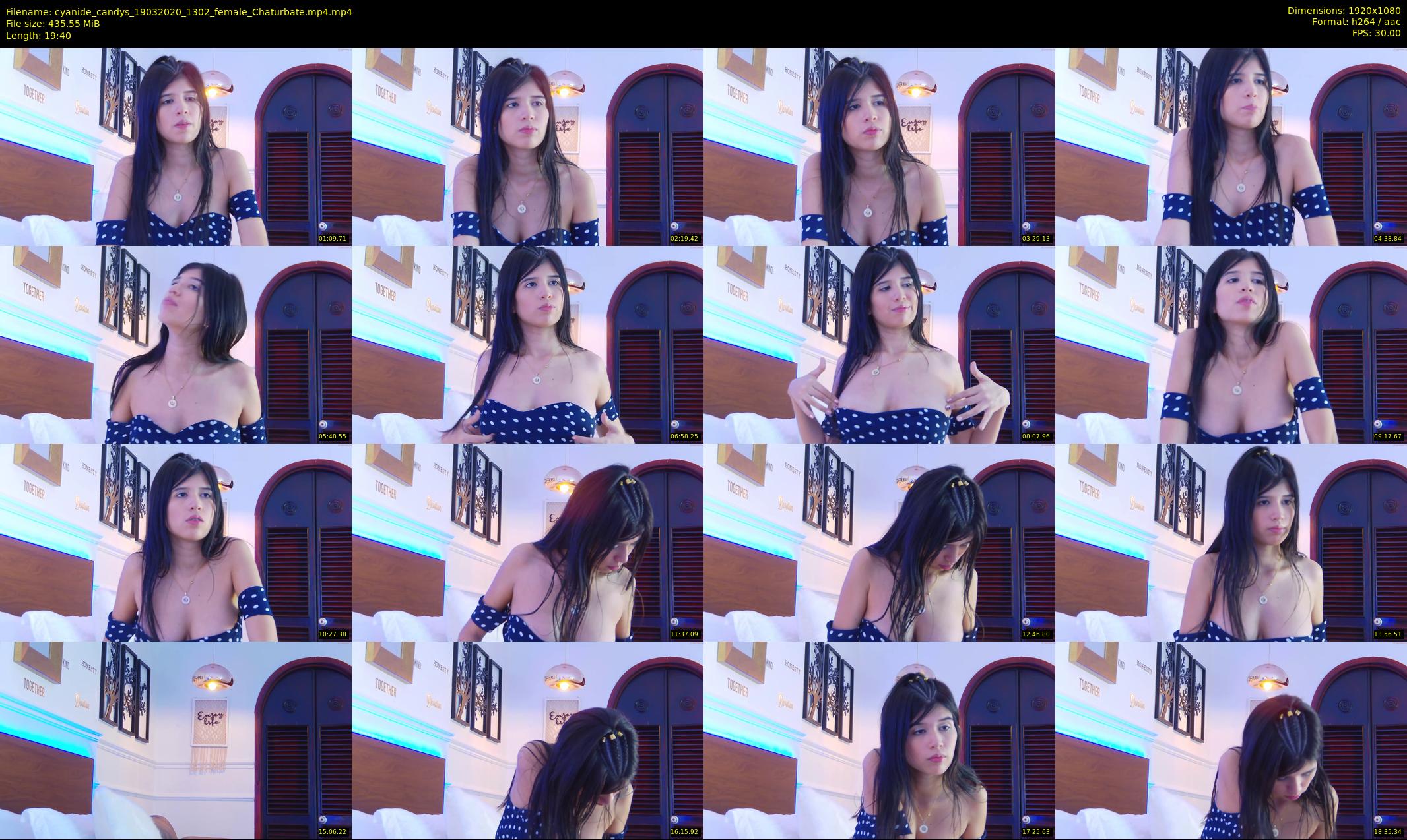 cyanide_candys — 20 minute Chaturbate female cam show recording, 1080p, Mar 19, 2020